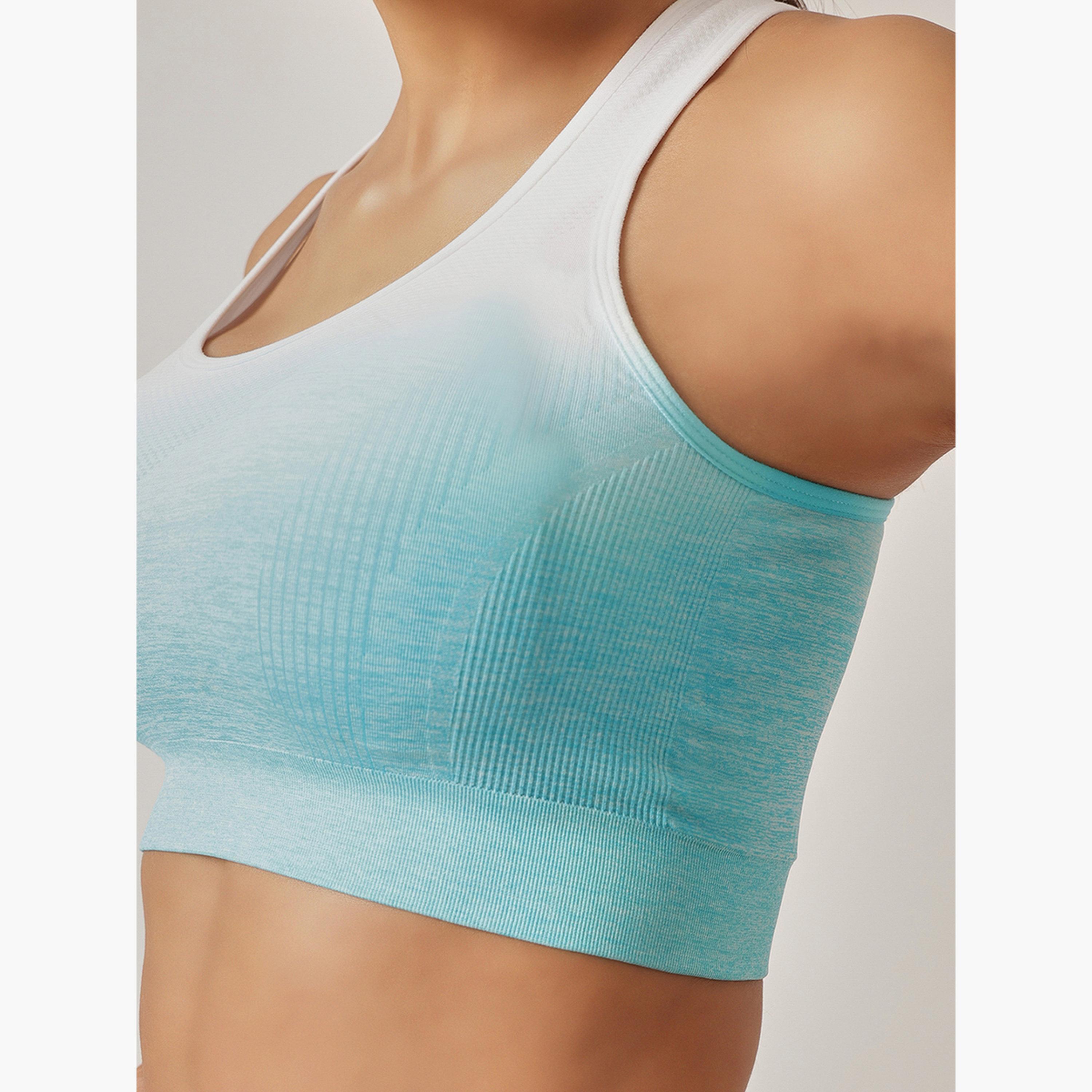 Clovia Women Low Impact Ombre Print Sports Bra with Removable Cups-sports-women-clothing-sportsbras-image-6