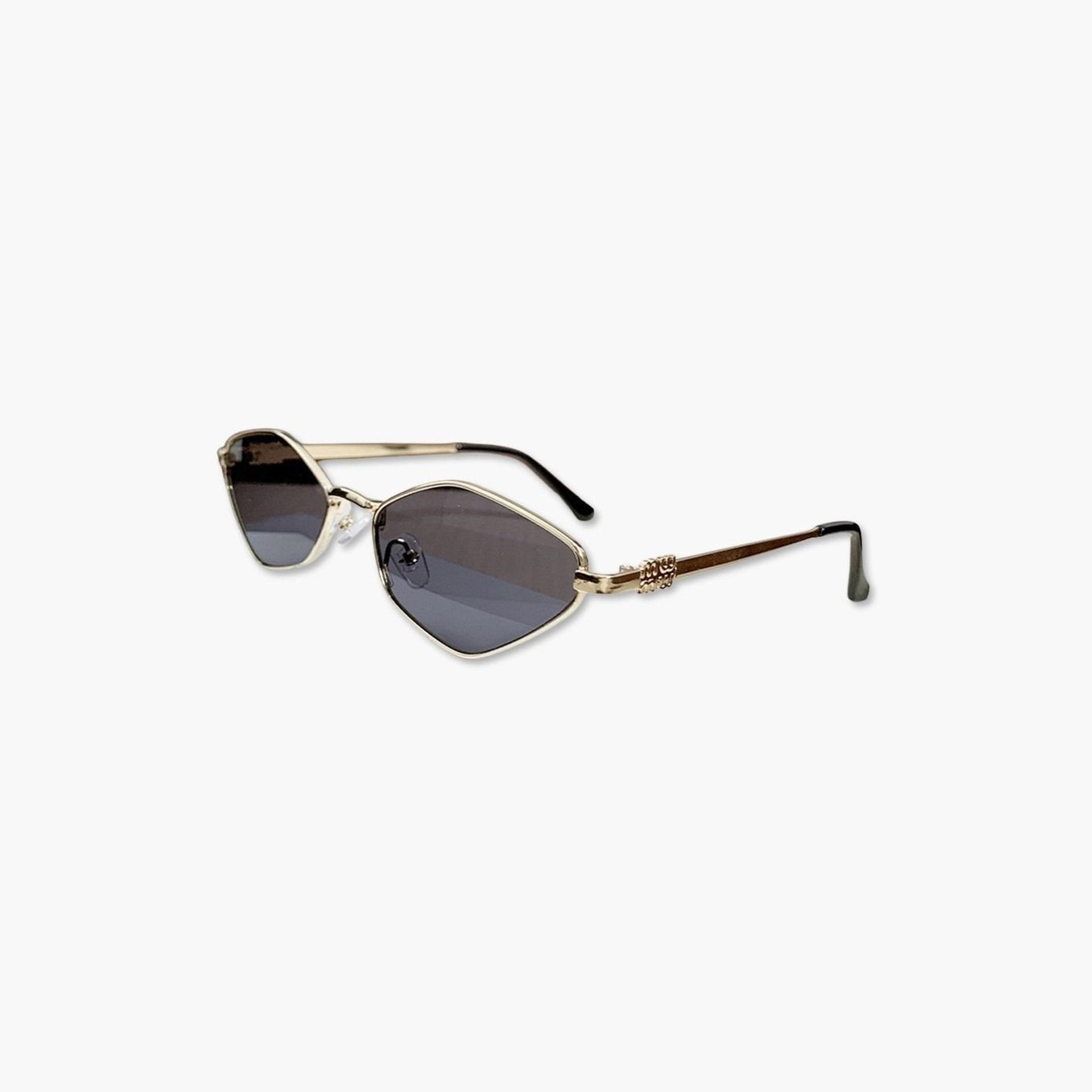 Take Two Black Geometric Sunglasses-women-sunglasses-image-1