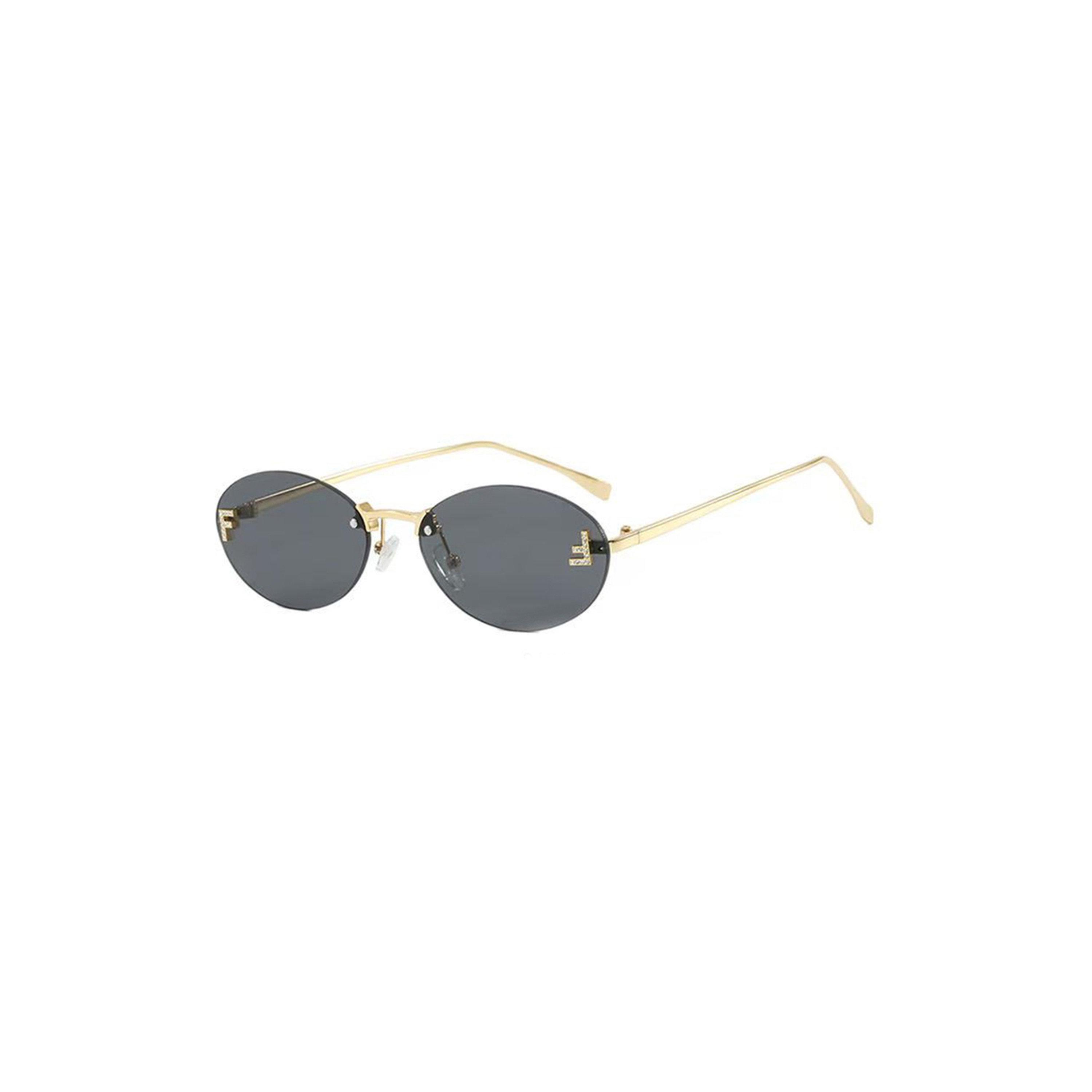 Take Two Black Oval Sunglasses-women-sunglasses-image-1