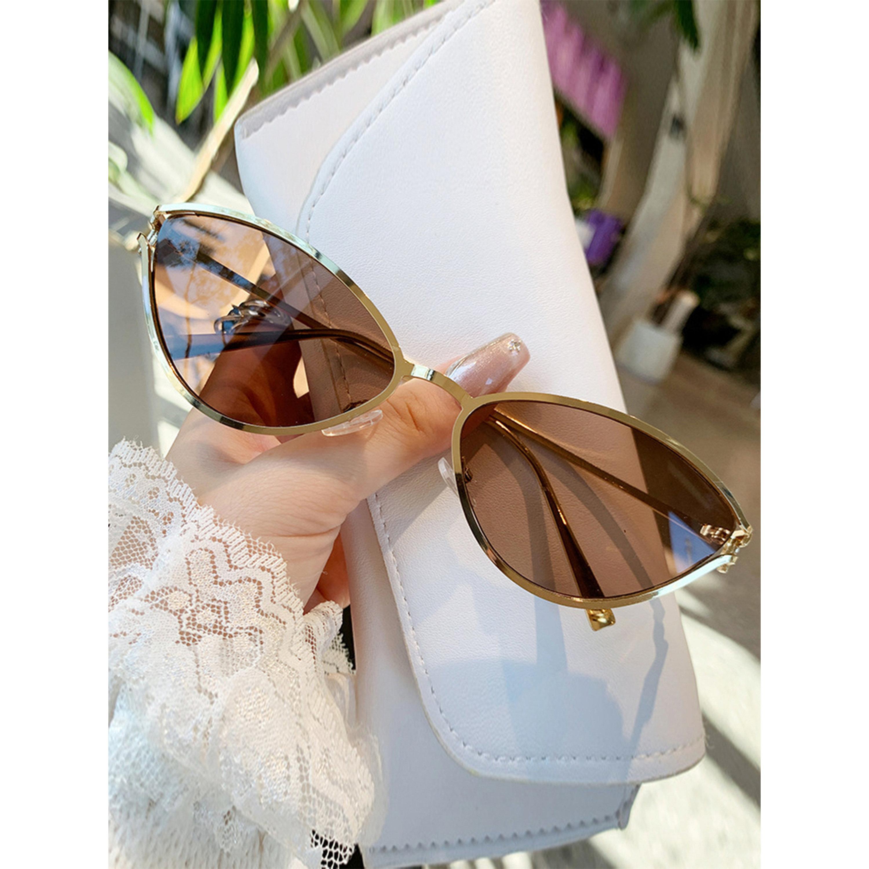 Take Two Brown Cat Eye Sunglasses-women-sunglasses-image-3