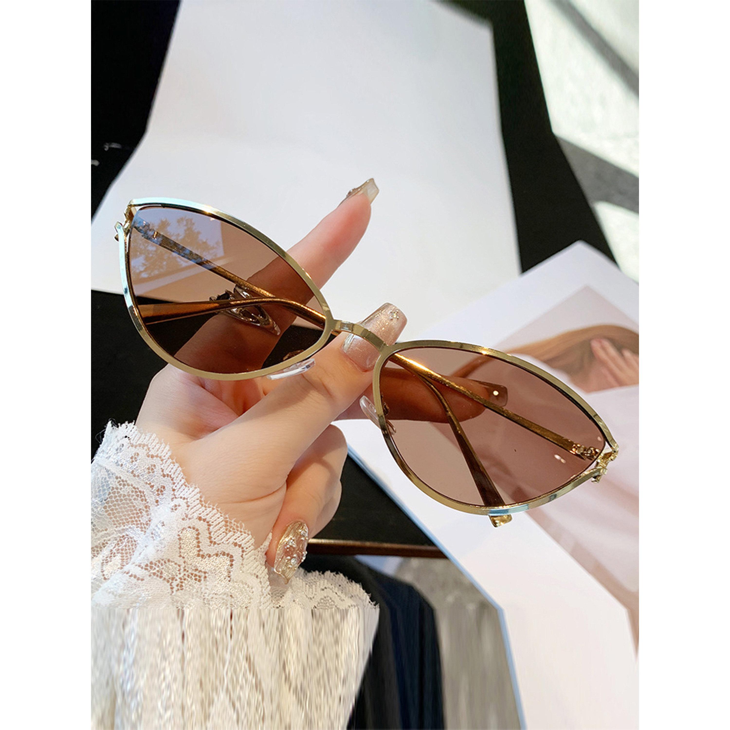 Take Two Brown Cat Eye Sunglasses-women-sunglasses-image-4