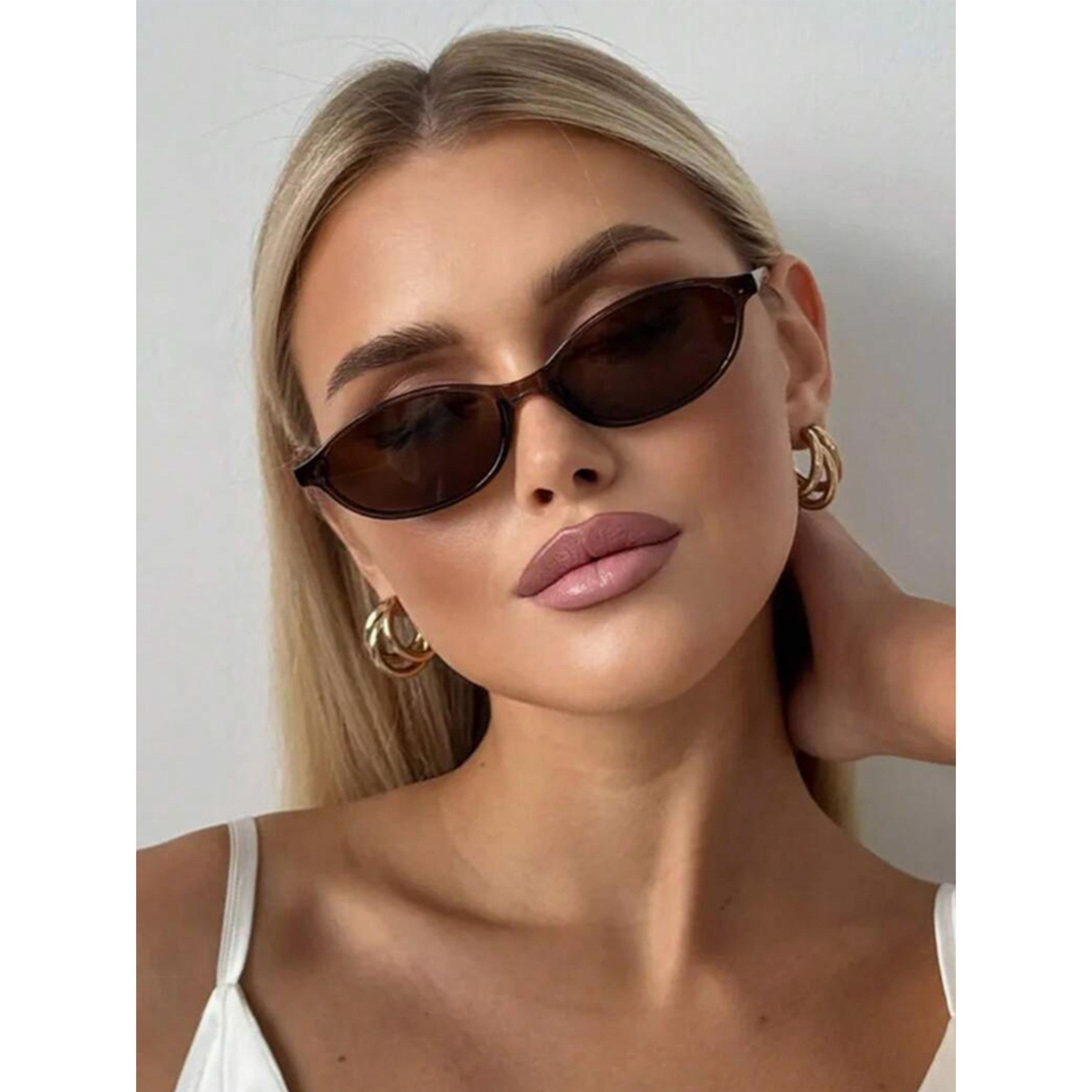 Take Two Black Oval Sunglasses-women-sunglasses-image-2