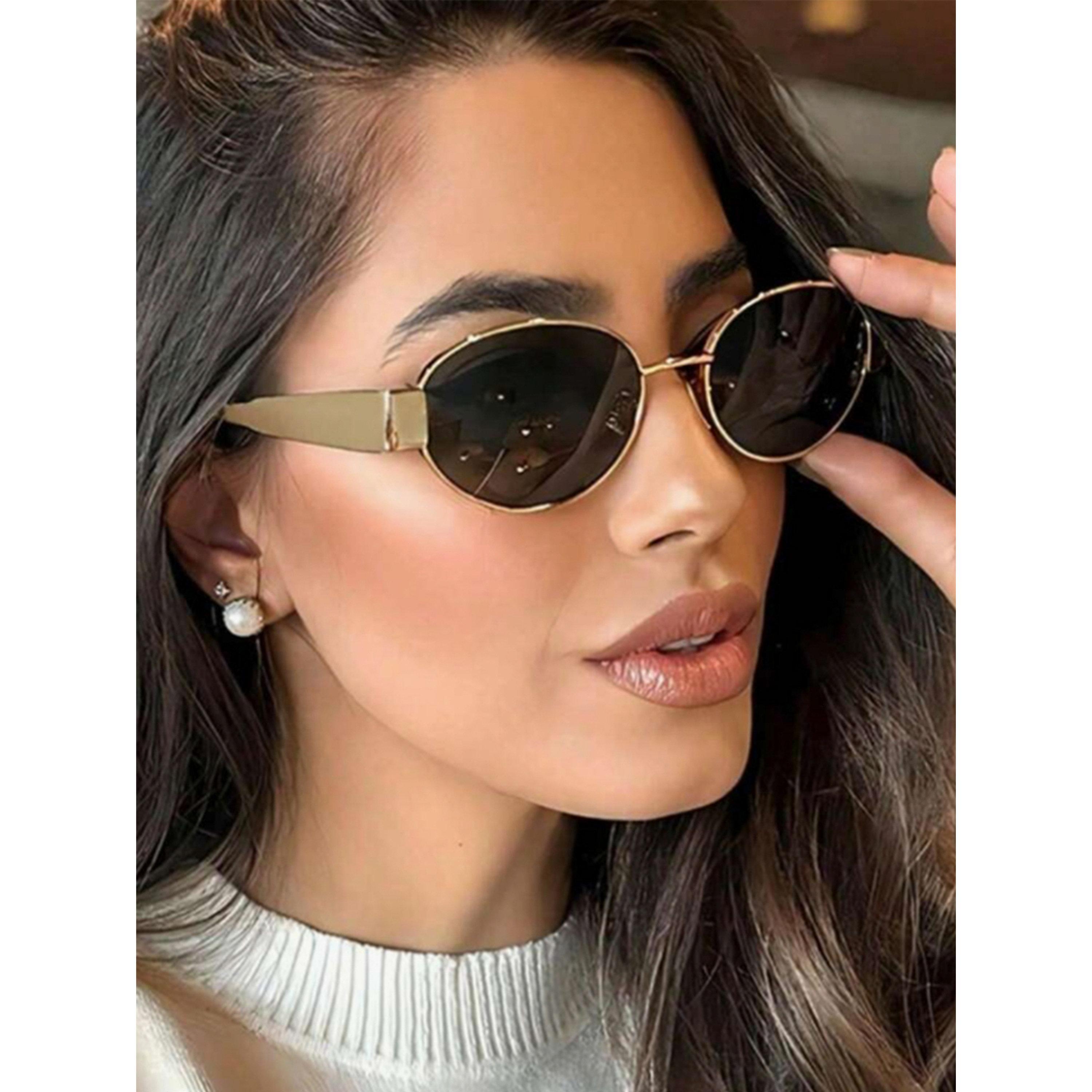 Take Two Black Oval Sunglasses-women-sunglasses-image-5