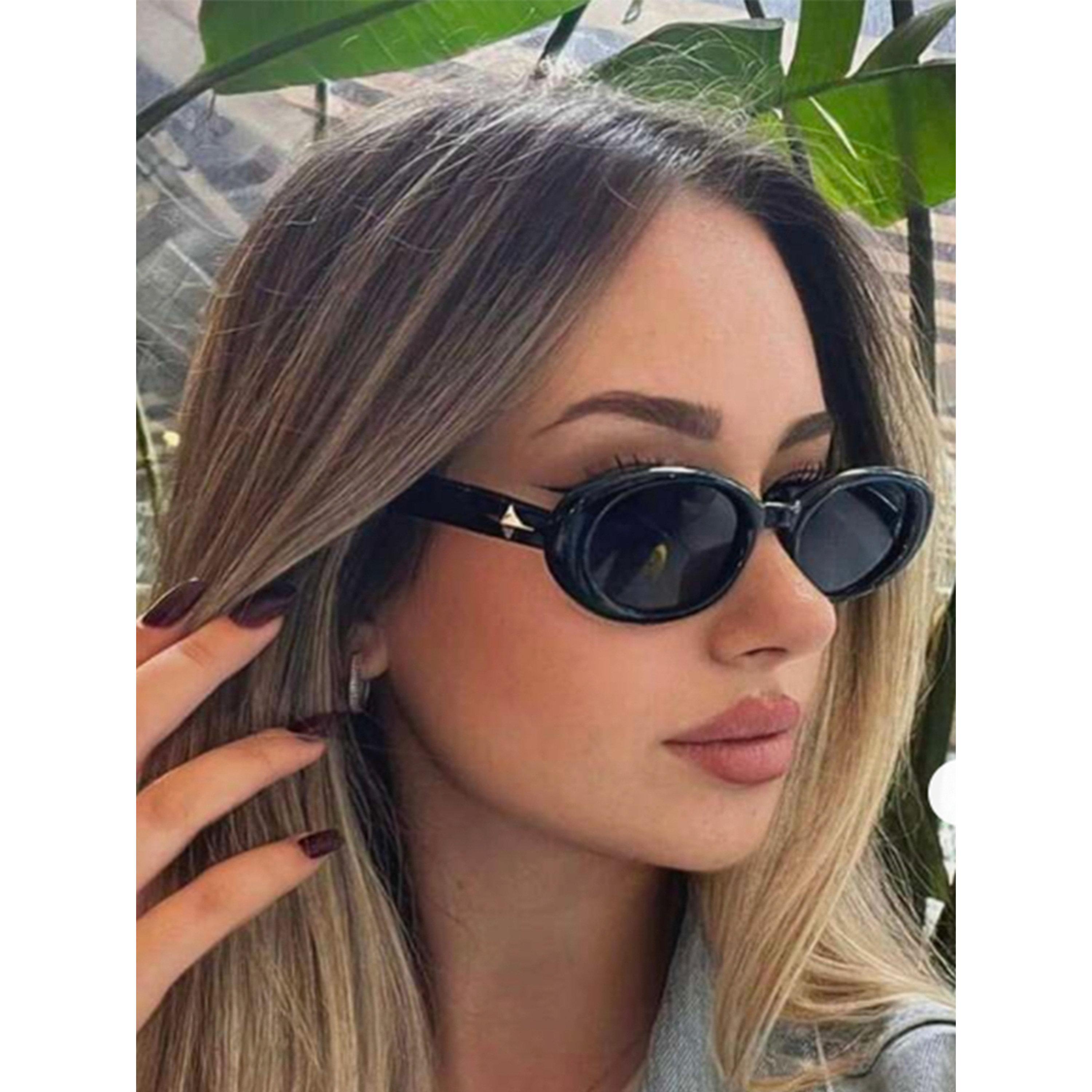 Take Two Black Oval Sunglasses-women-sunglasses-image-5