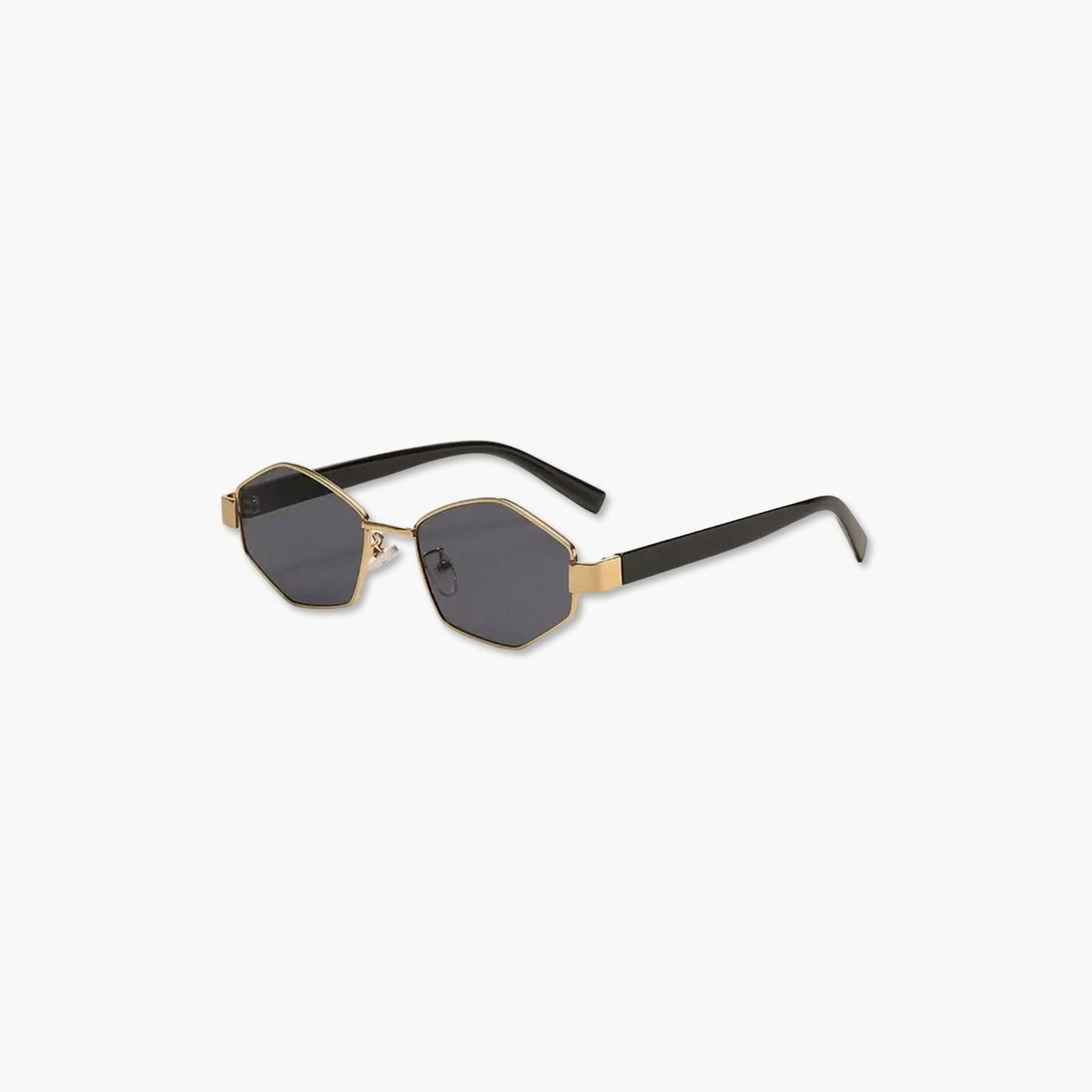 Take Two Black Geometric Sunglasses-women-sunglasses-image-1
