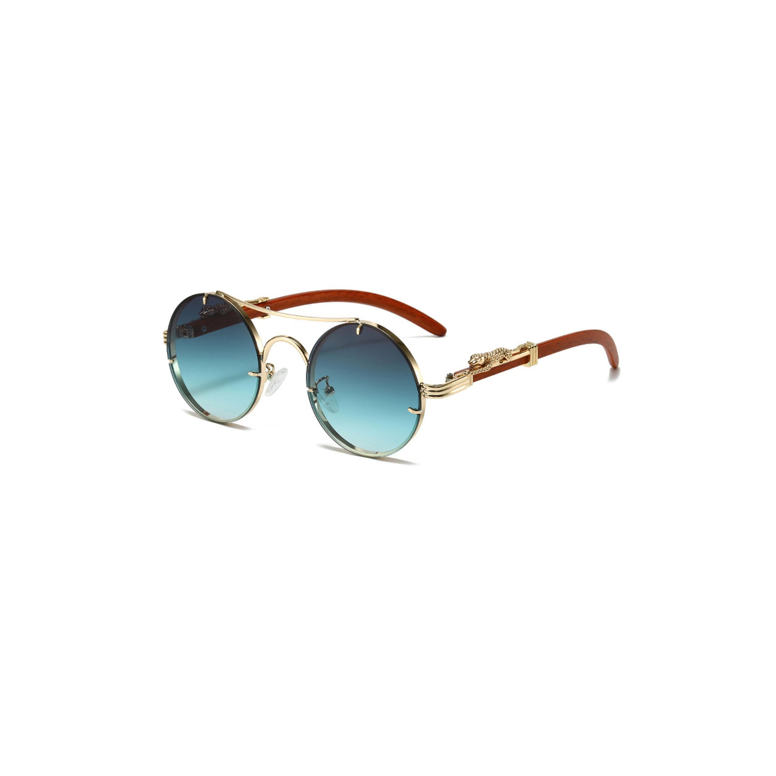 نظارة شمسية دائرية بجسر مزدوج-women-sunglasses-image-1