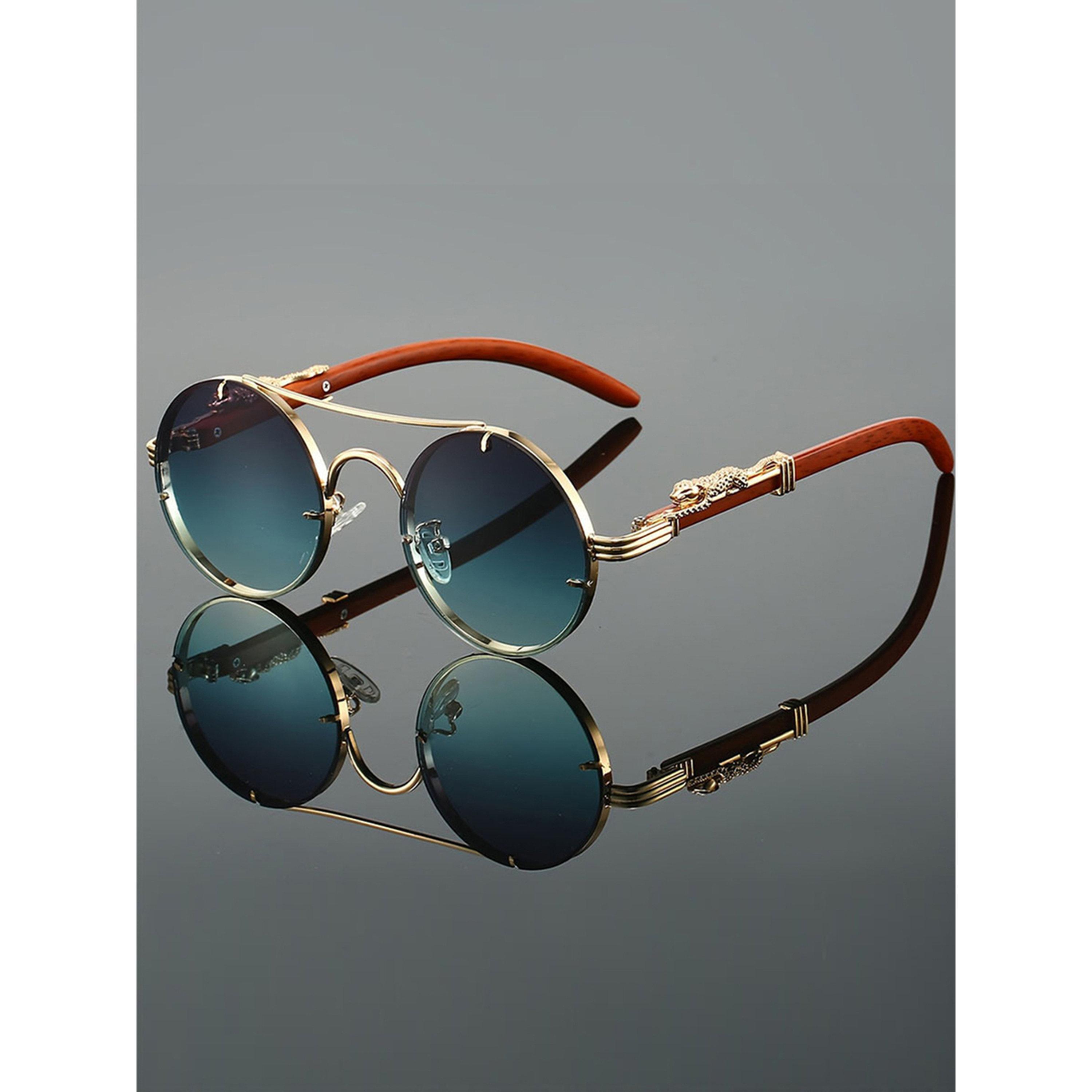 نظارة شمسية دائرية بجسر مزدوج-women-sunglasses-image-3