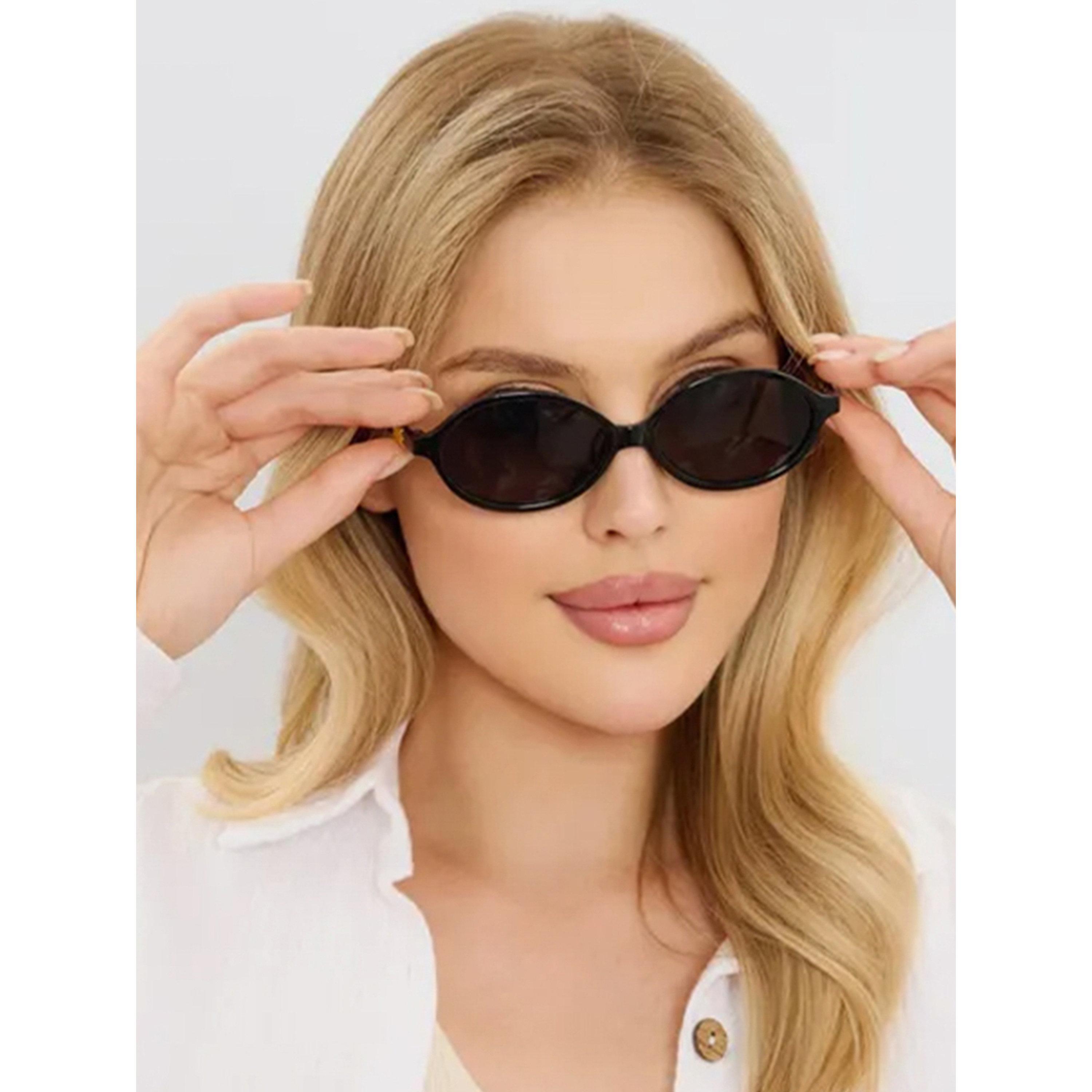 Take Two Black Oval Sunglasses-women-sunglasses-image-4