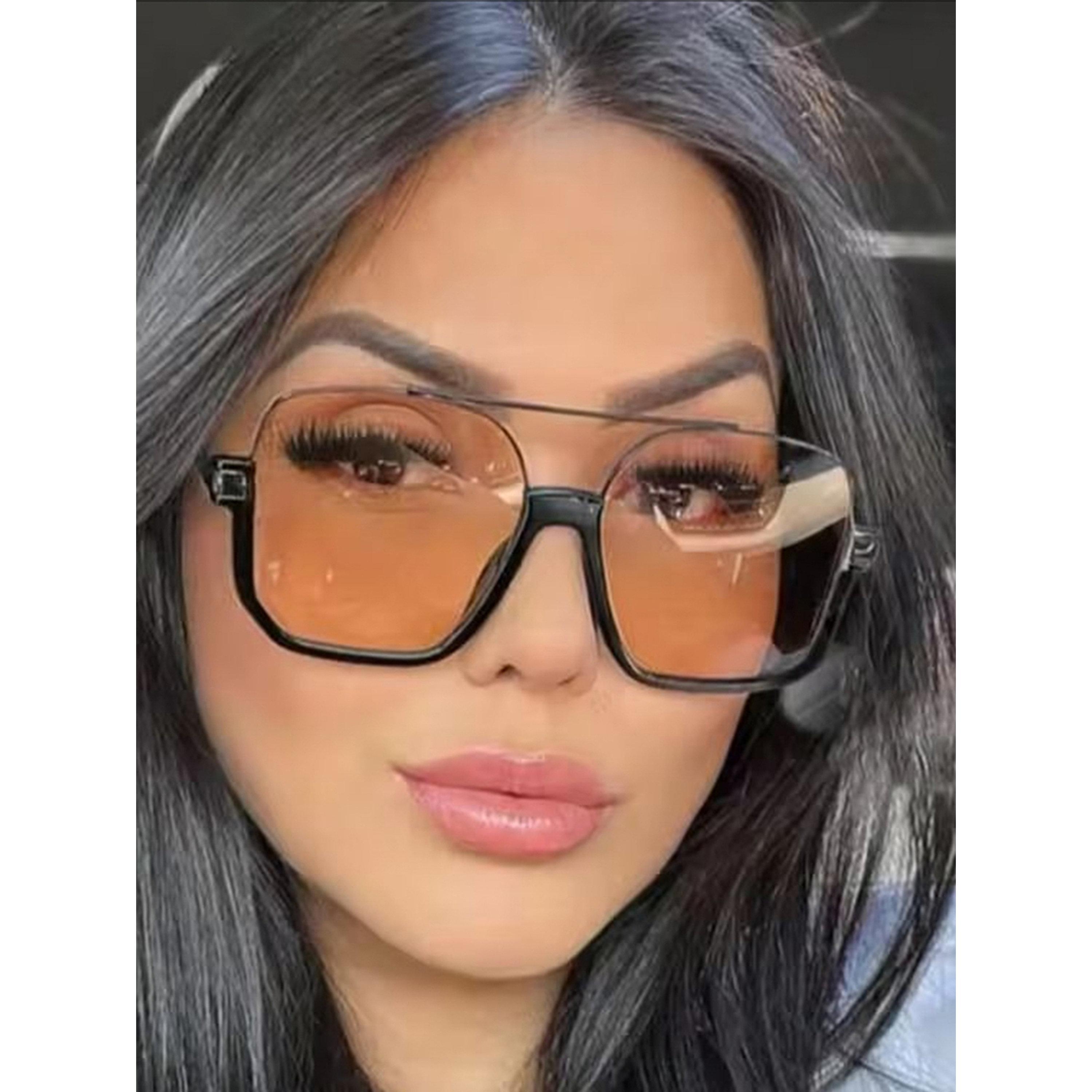 Take Two Orange Square Sunglasses-women-sunglasses-image-3
