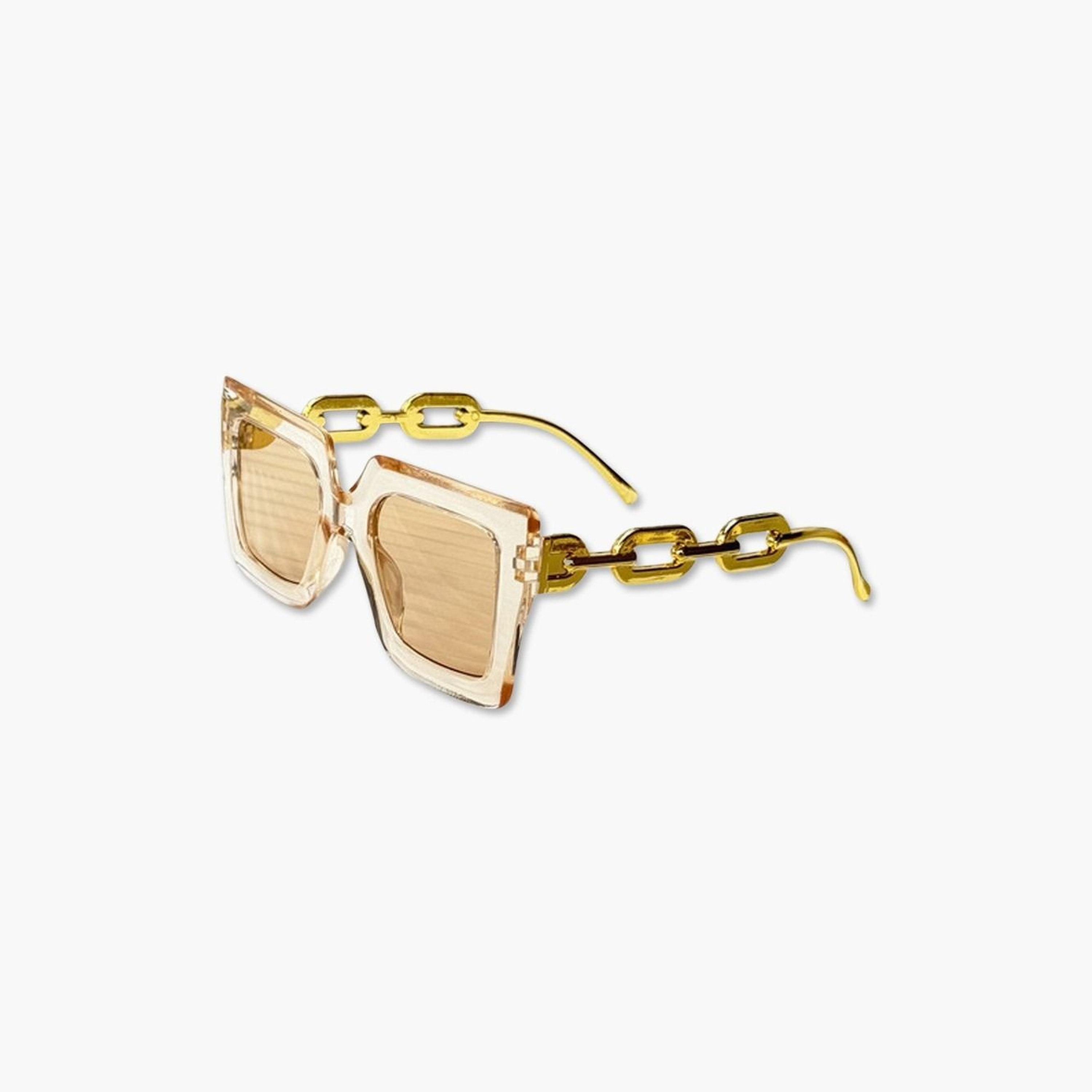 Take Two Women Chain Detail Square Sunglasses-women-sunglasses-image-1