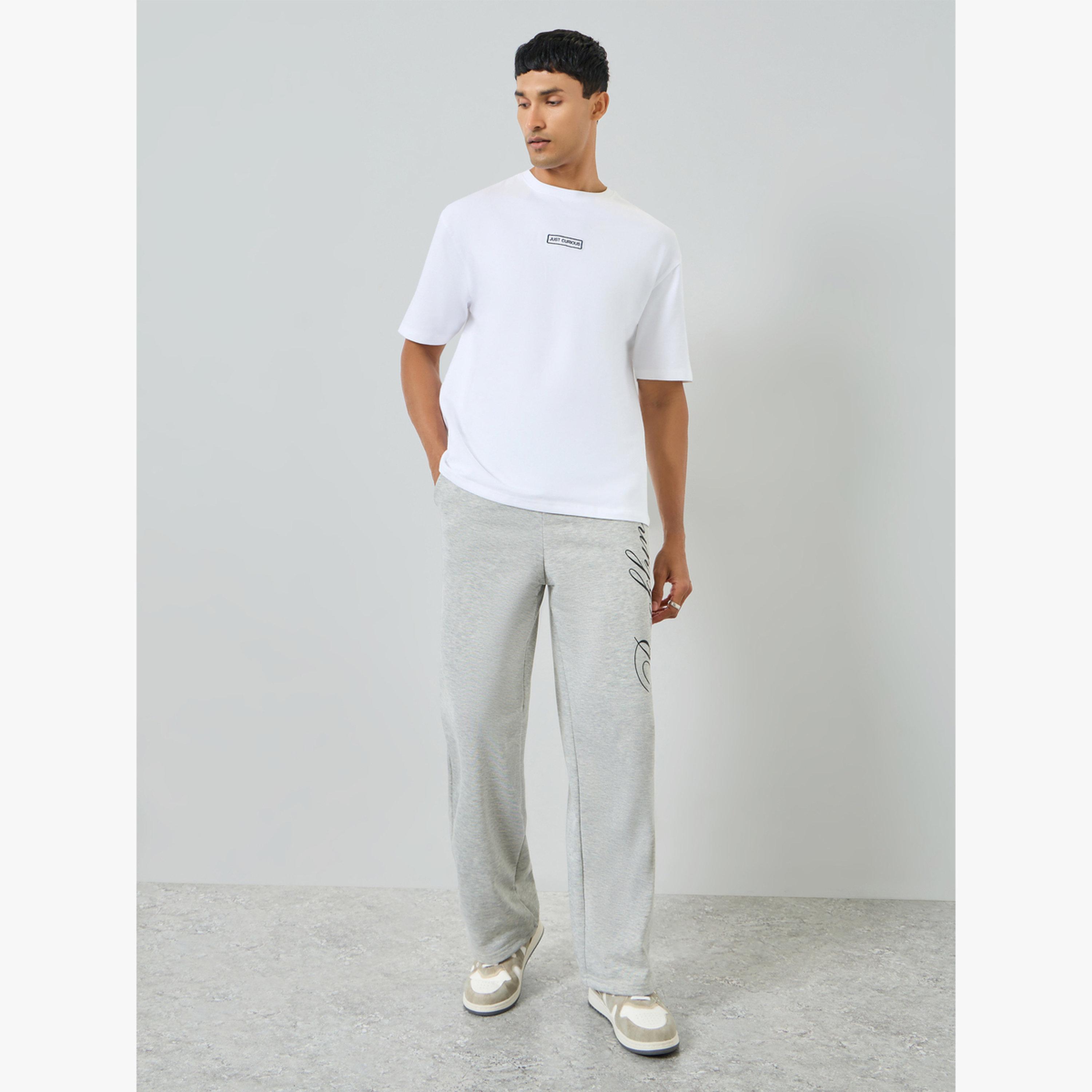 Styli Men White Embroidered Oversized T-Shirt-men-clothing-tshirtsandpolos-tshirts-image-2