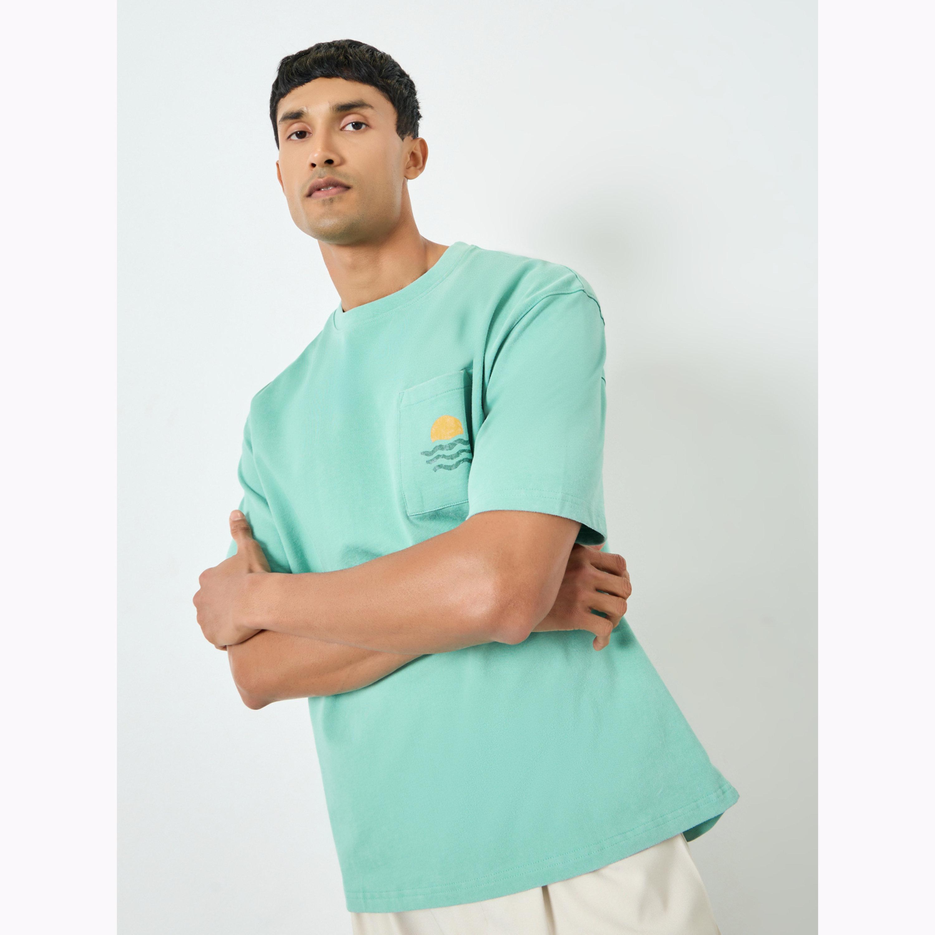 Styli Men Text Print Cotton Oversized T-Shirt-men-clothing-tshirtsandpolos-tshirts-image-4