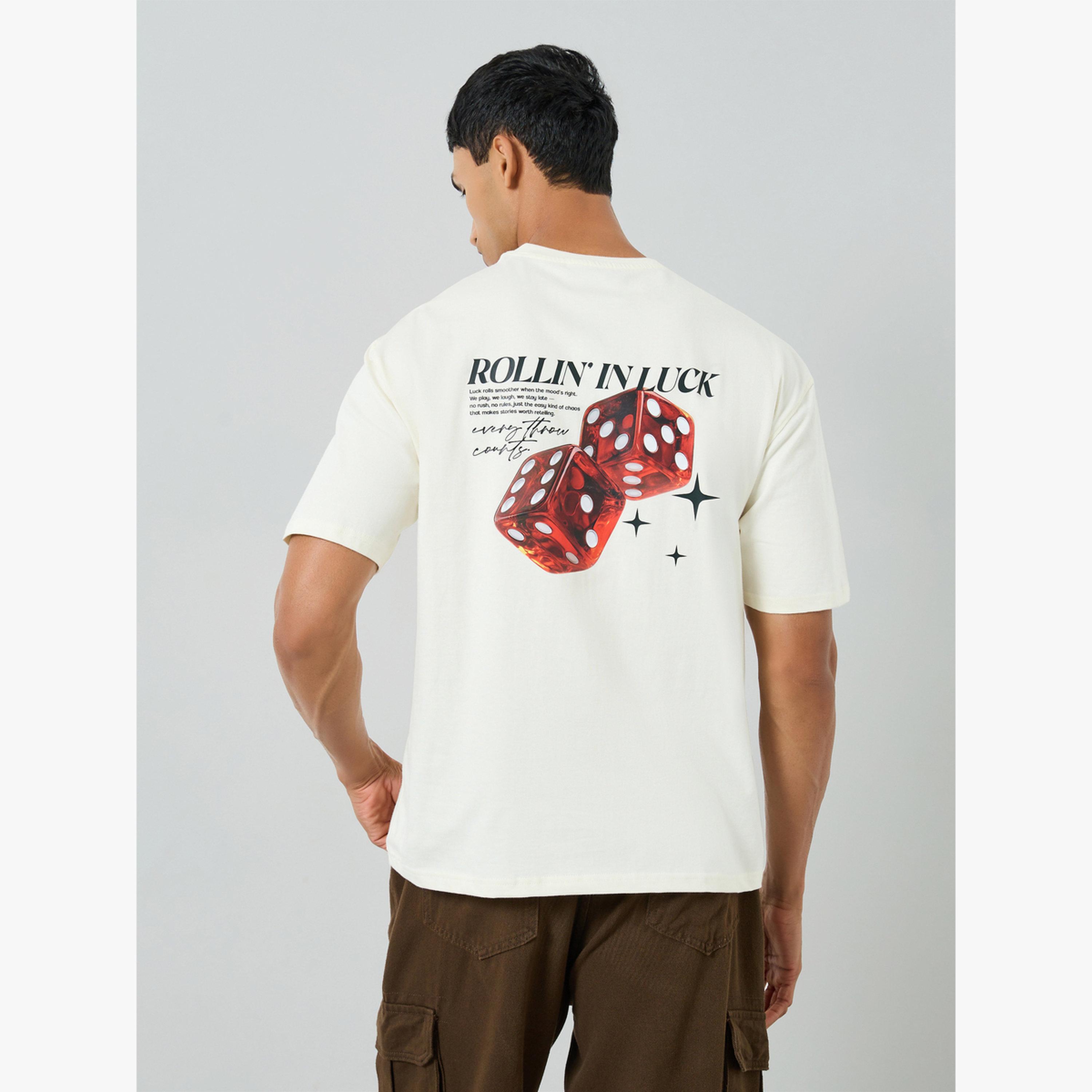تيشيرت رجالي بطبعة جرافيك قصة واسعة-men-clothing-tshirtsandpolos-tshirts-image-3