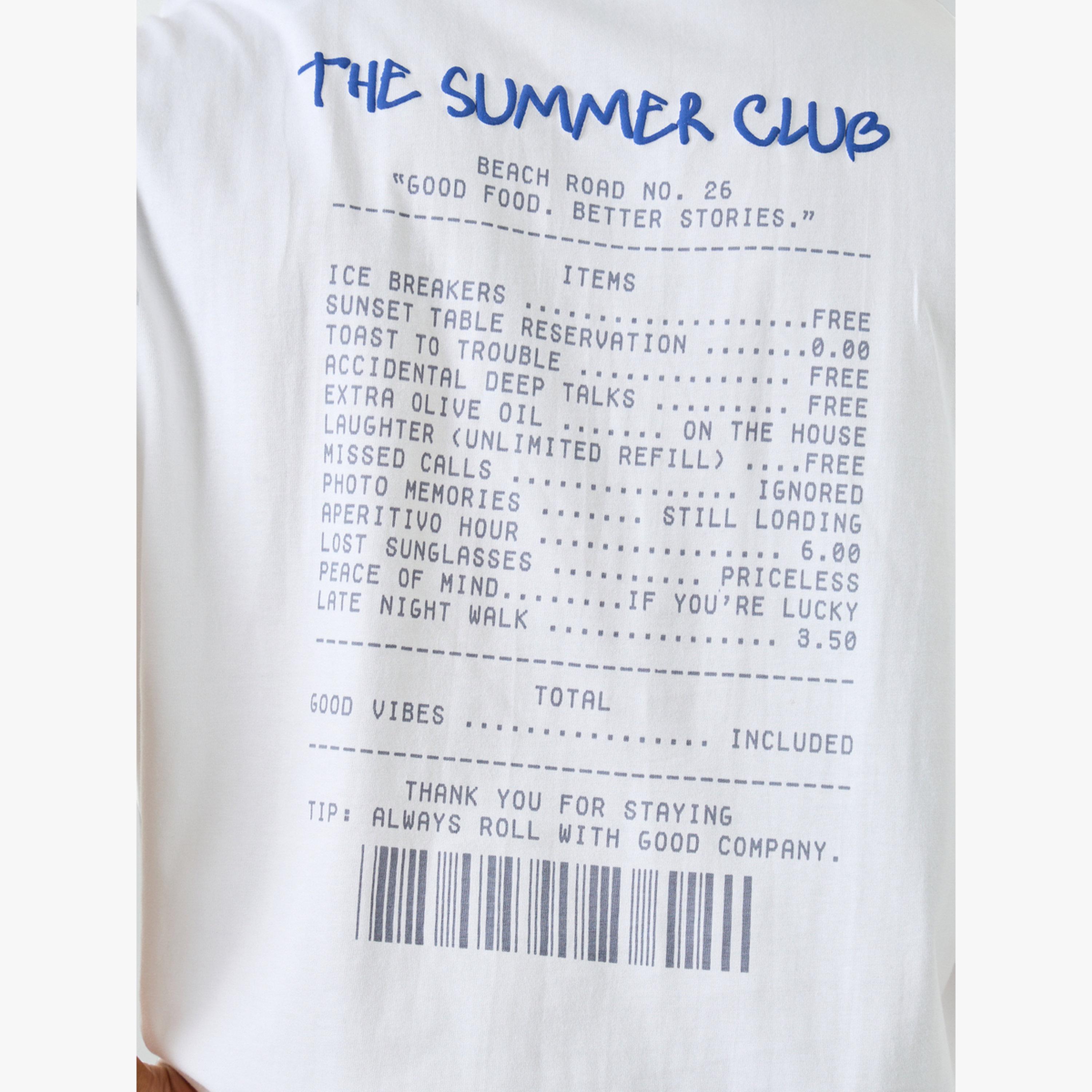 تيشيرت قطن كبير الحجم بطبعة إيصال في الخلف للرجال لون أبيض-men-clothing-tshirtsandpolos-tshirts-image-5