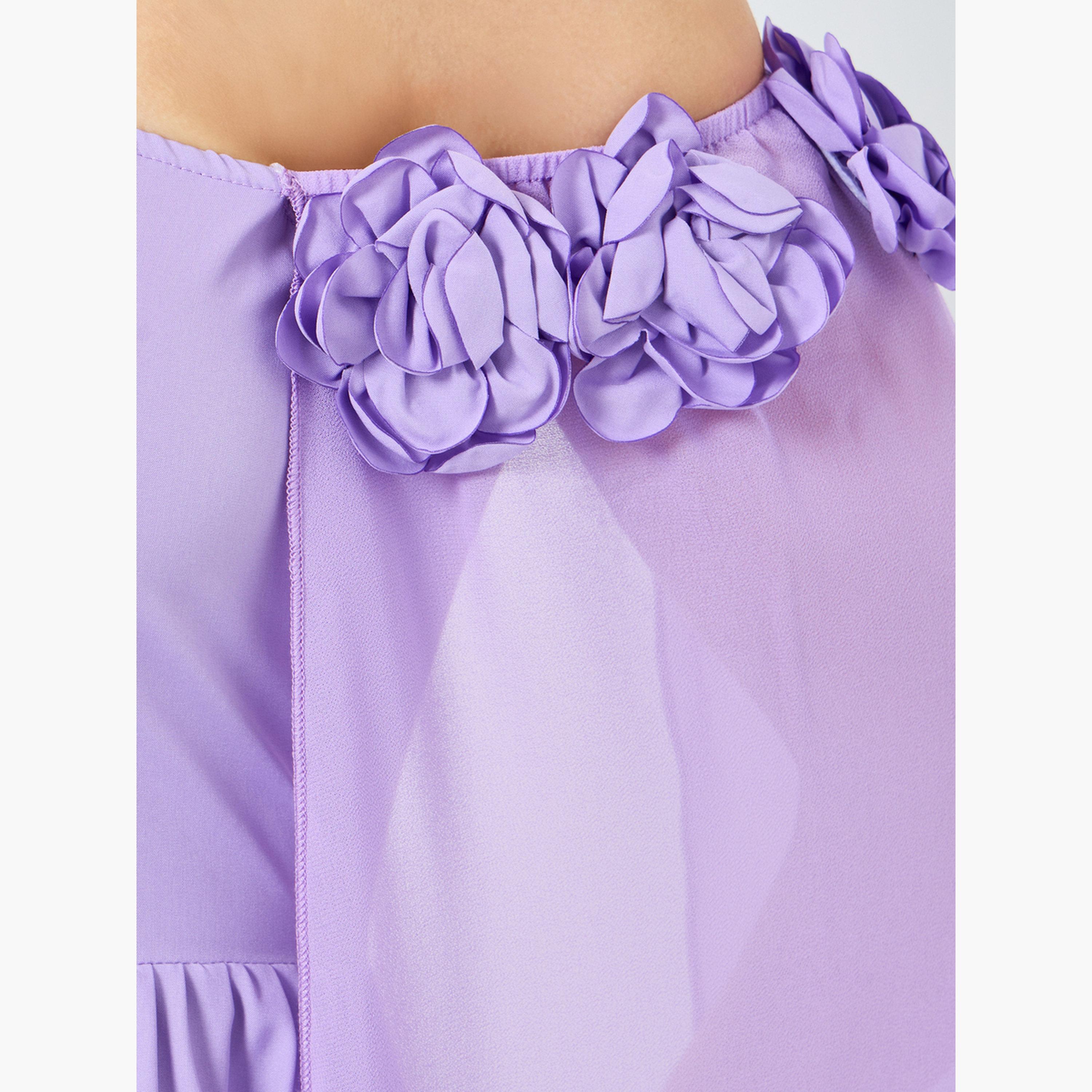 Take Two Women Purple One Shoulder Cape Sleeve Maxi Dress-women-clothing-dresses-image-5