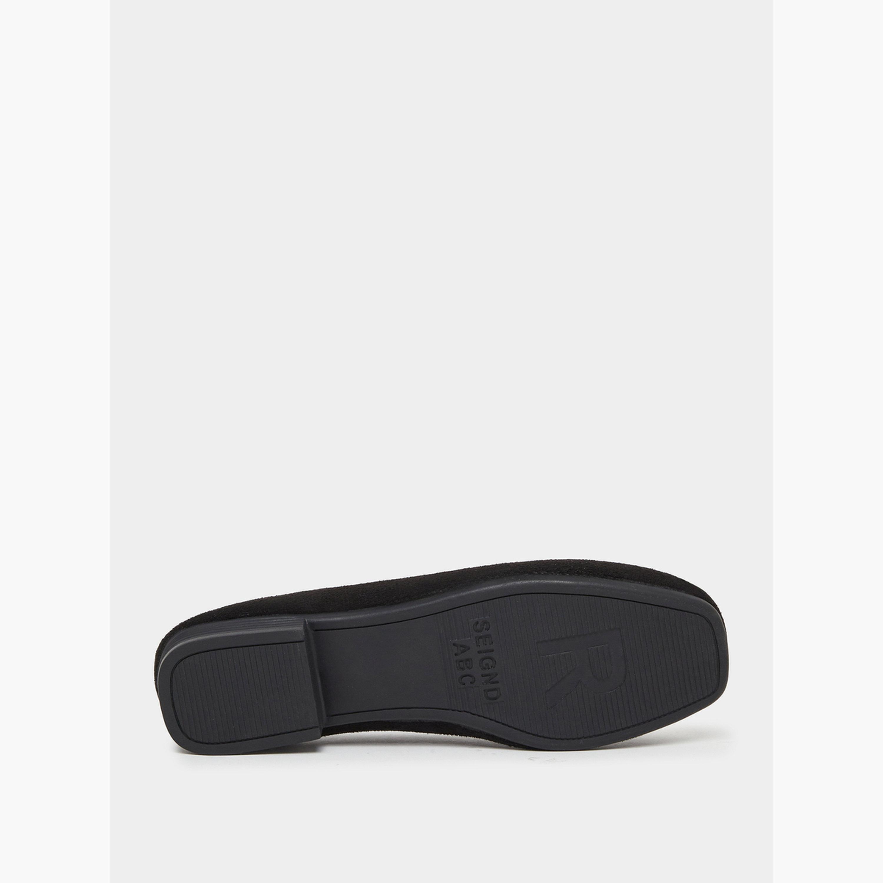 Take Two Black Suede Flats with Embellished Buckle-women-shoes-flats-loafers-image-6