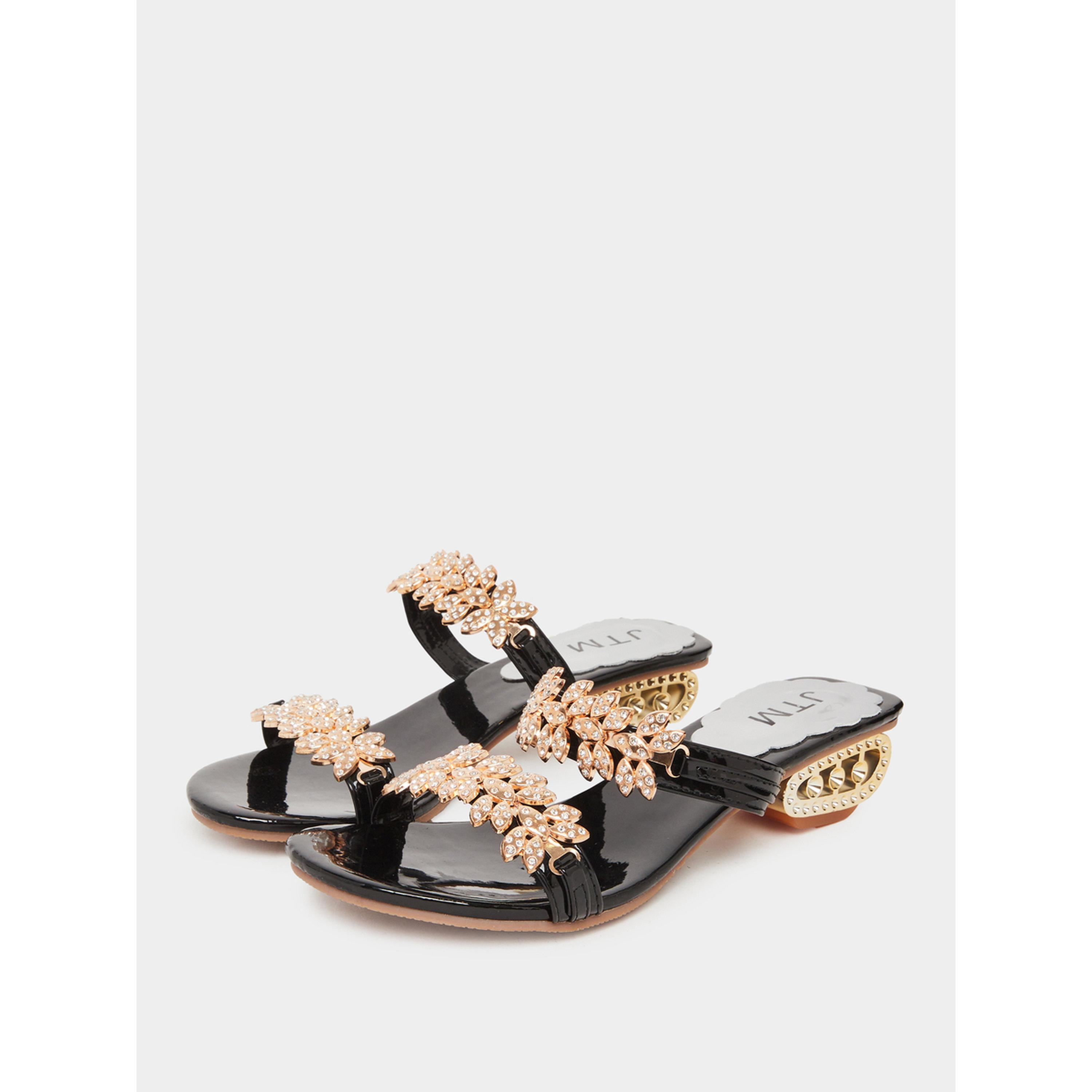 صندل نسائي مزين-women-shoes-sandals-heeled-image-1