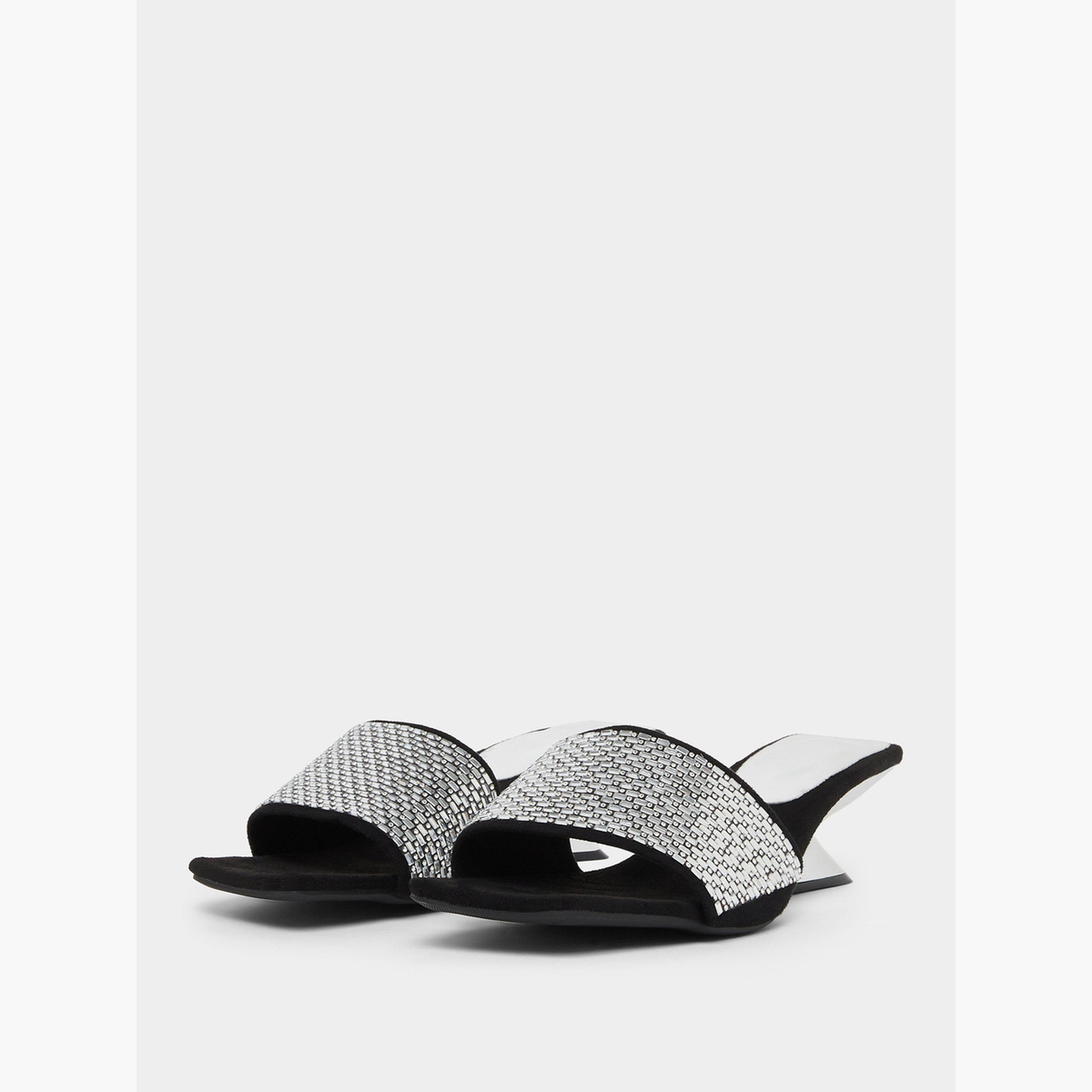 Take Two embellished slip on heel Sandal-women-shoes-sandals-heeled-image-1