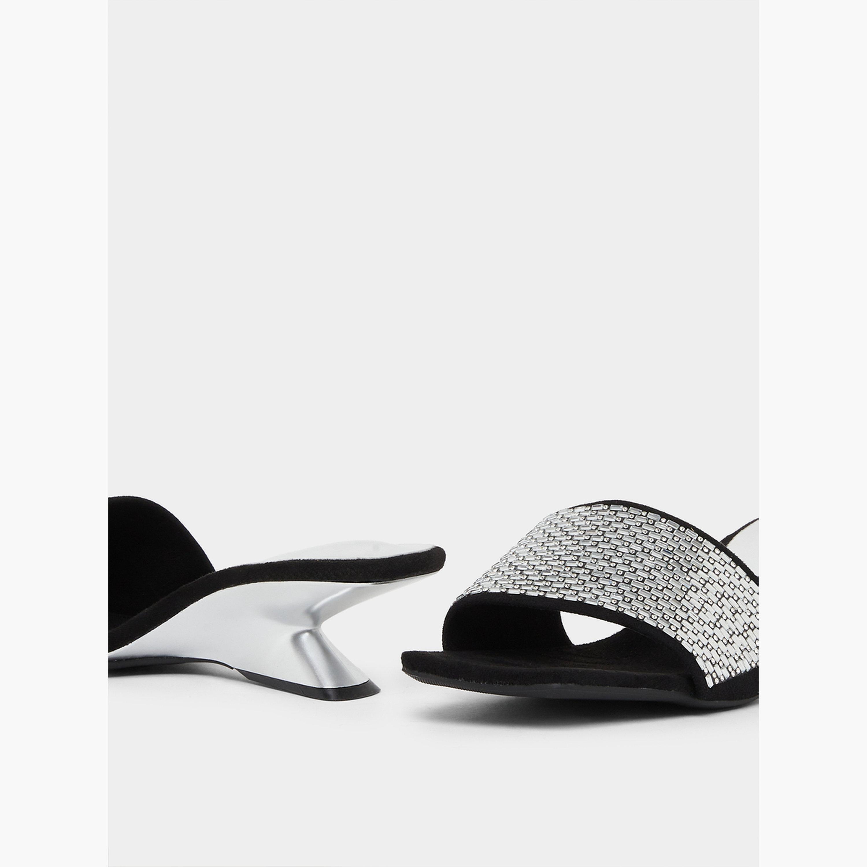 صندل كعب سهل الارتداء ومزين-women-shoes-sandals-heeled-image-3