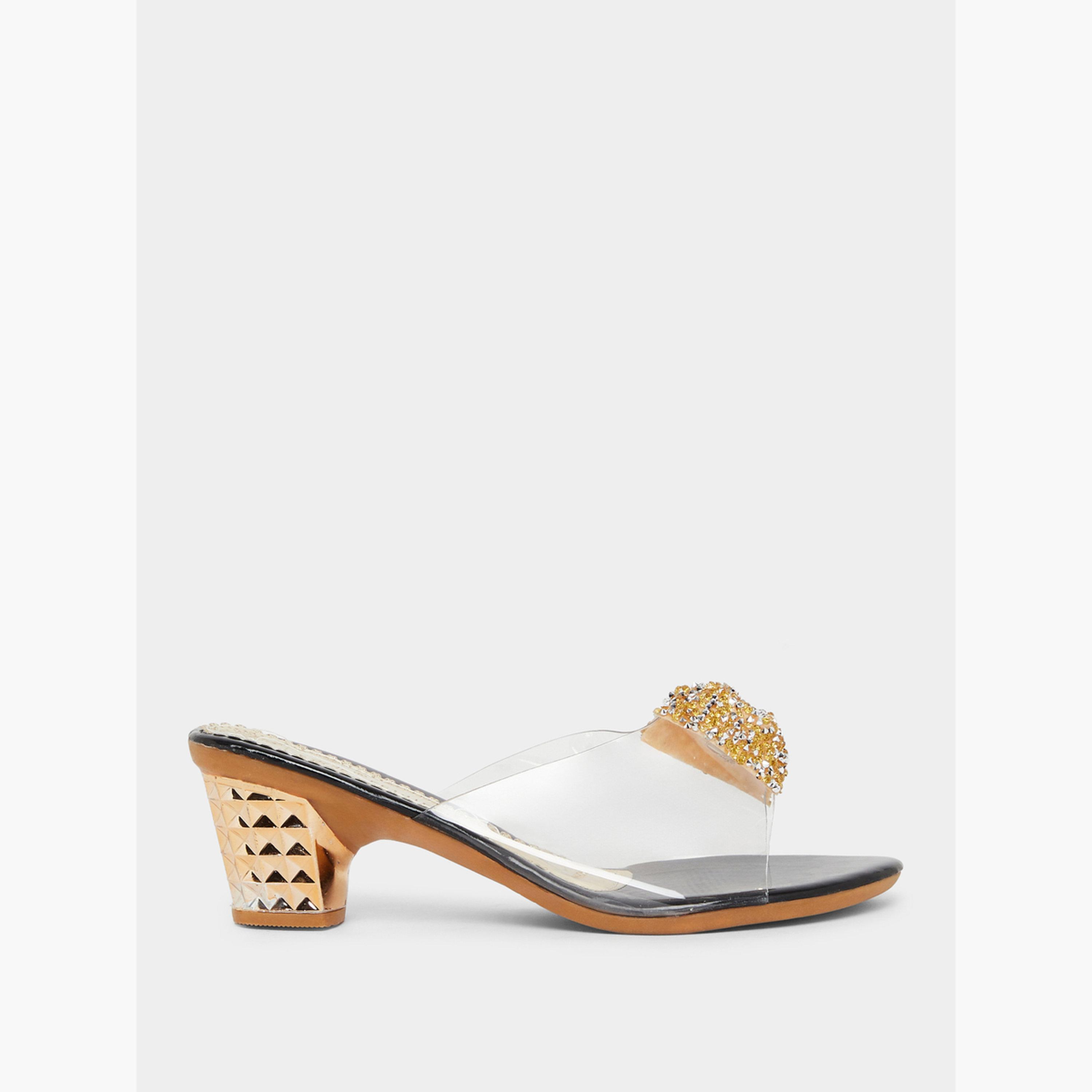 Take Two Embellished Bow Transparent Strap Sandals-women-shoes-sandals-heeled-image-2