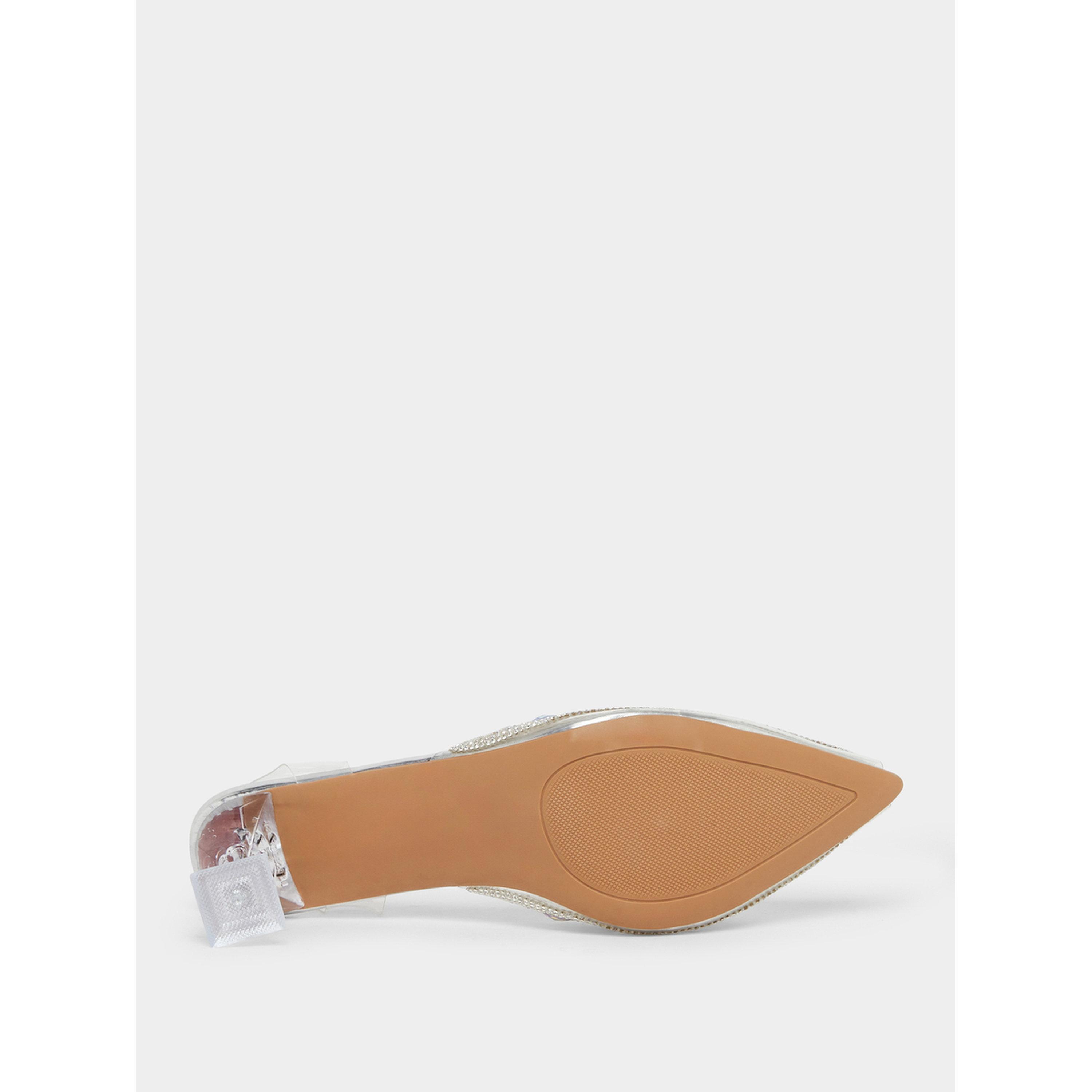 صندل بكعب قطة وسير شفاف ومزين-women-shoes-heels-image-6