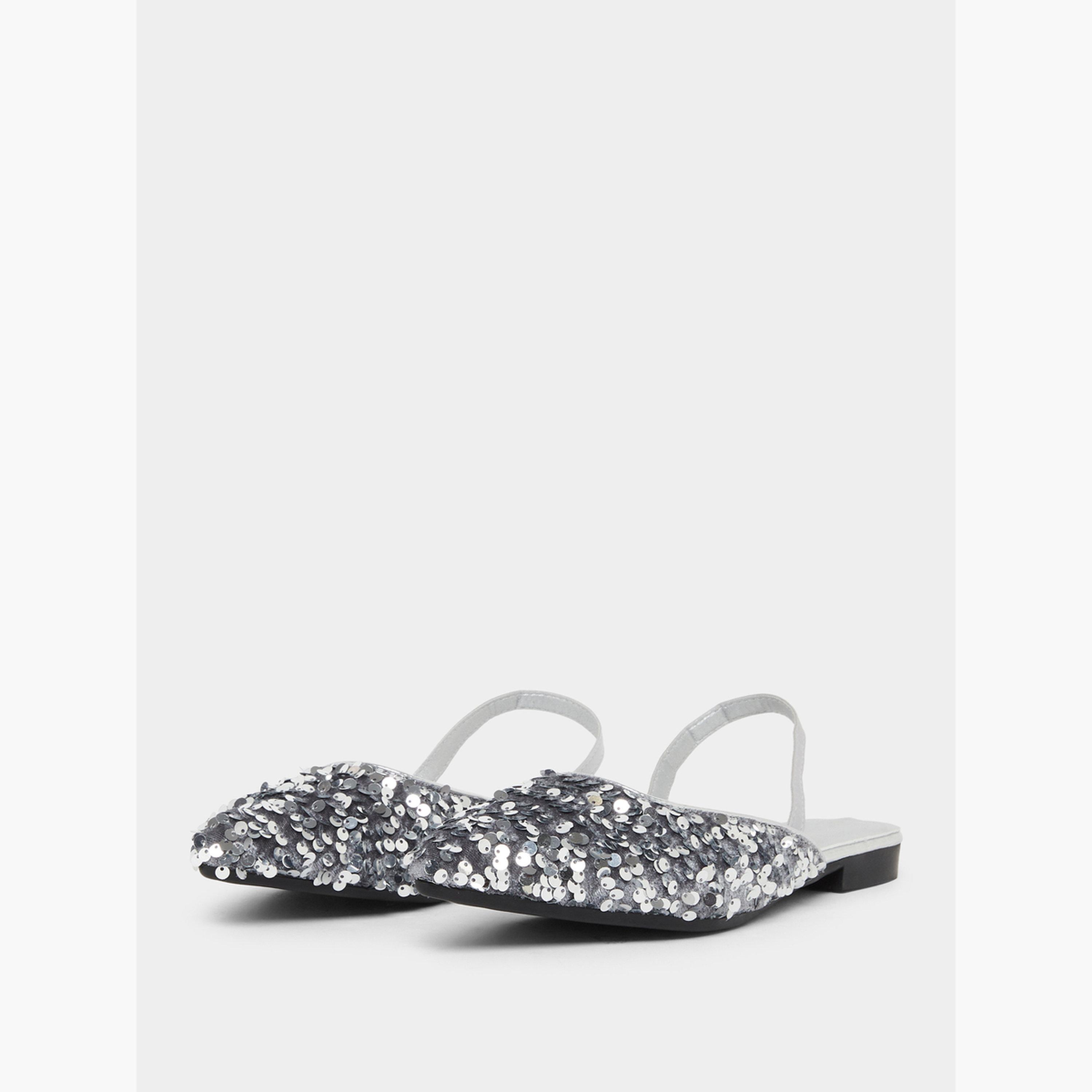 صندل فلات منمق بالترتر-women-shoes-sandals-flats-image-1