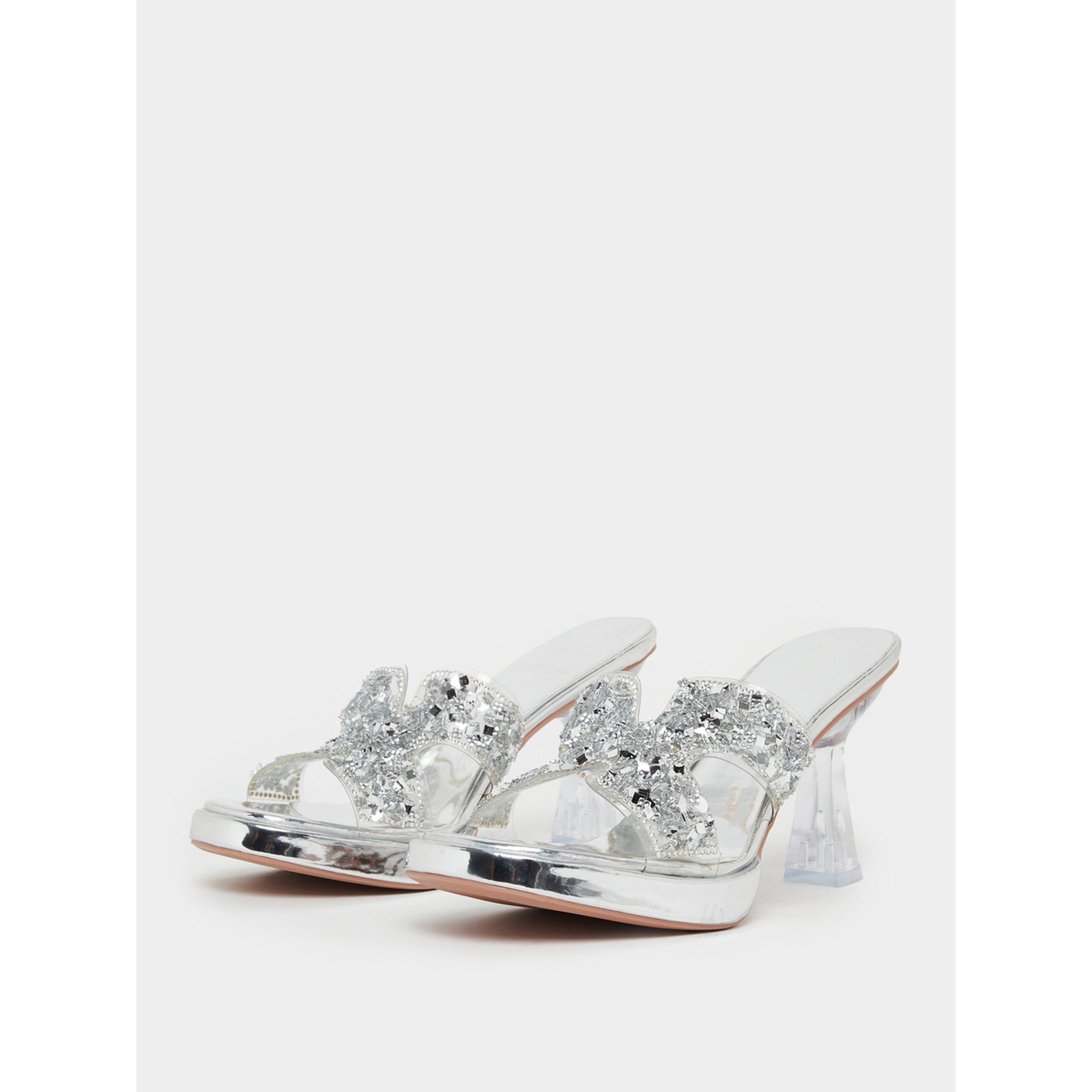 صندل بكعب سميك وسير شفاف ومزين-women-shoes-heels-image-1
