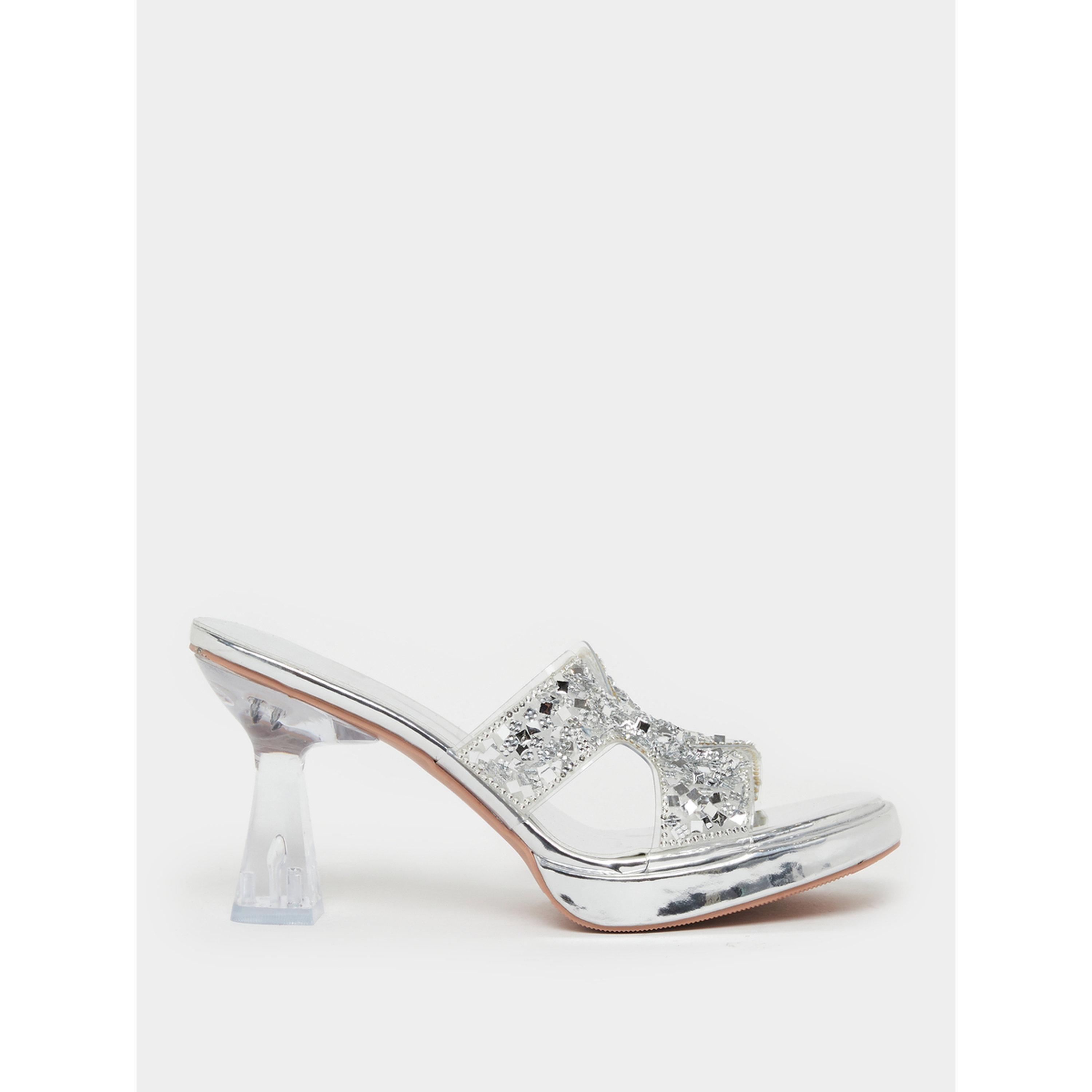 Take Two Embellished Transparent Block Heel Sandals-women-shoes-heels-image-2