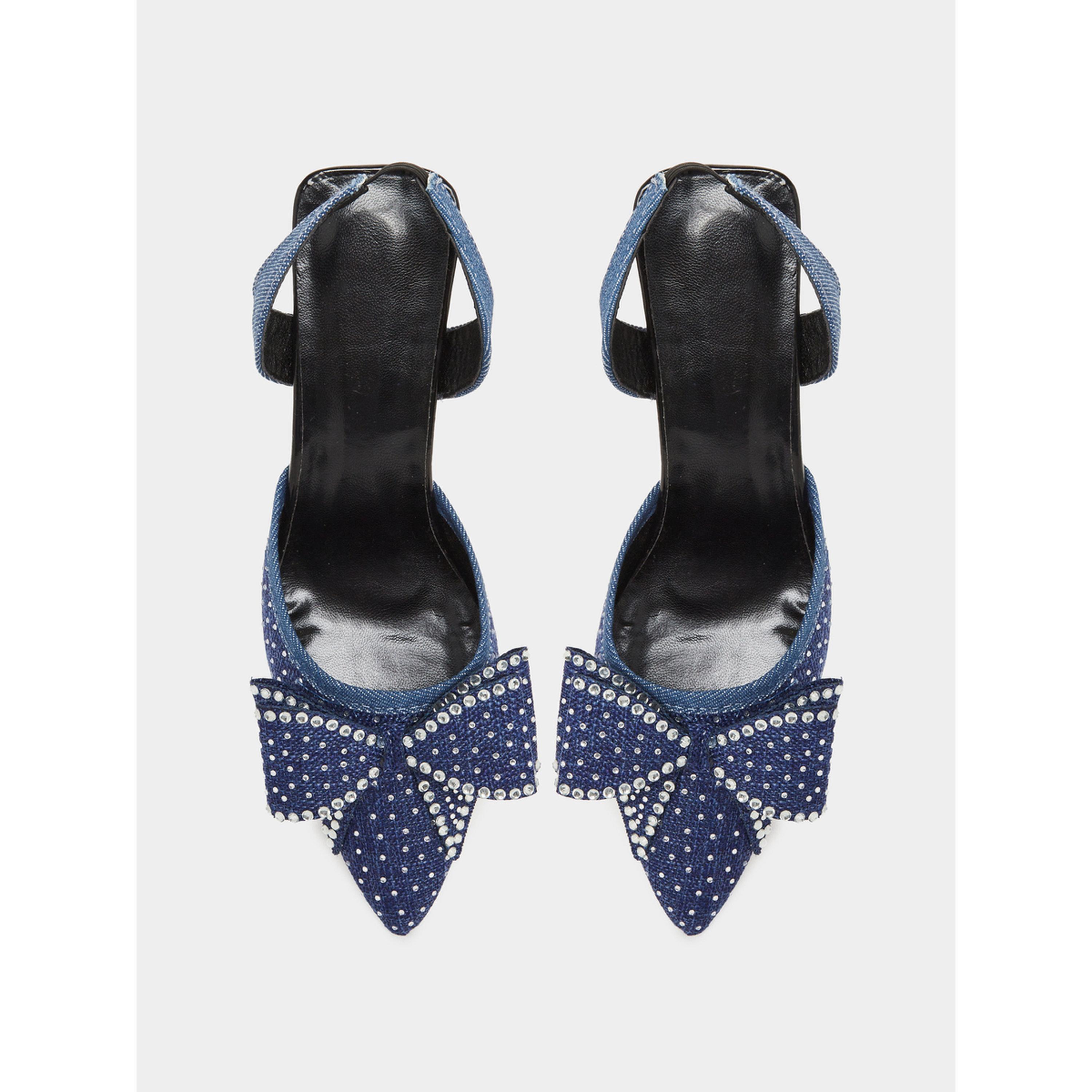 صندل دنيم بكعب قطة وسير خلفي للنساء-women-shoes-heels-image-3