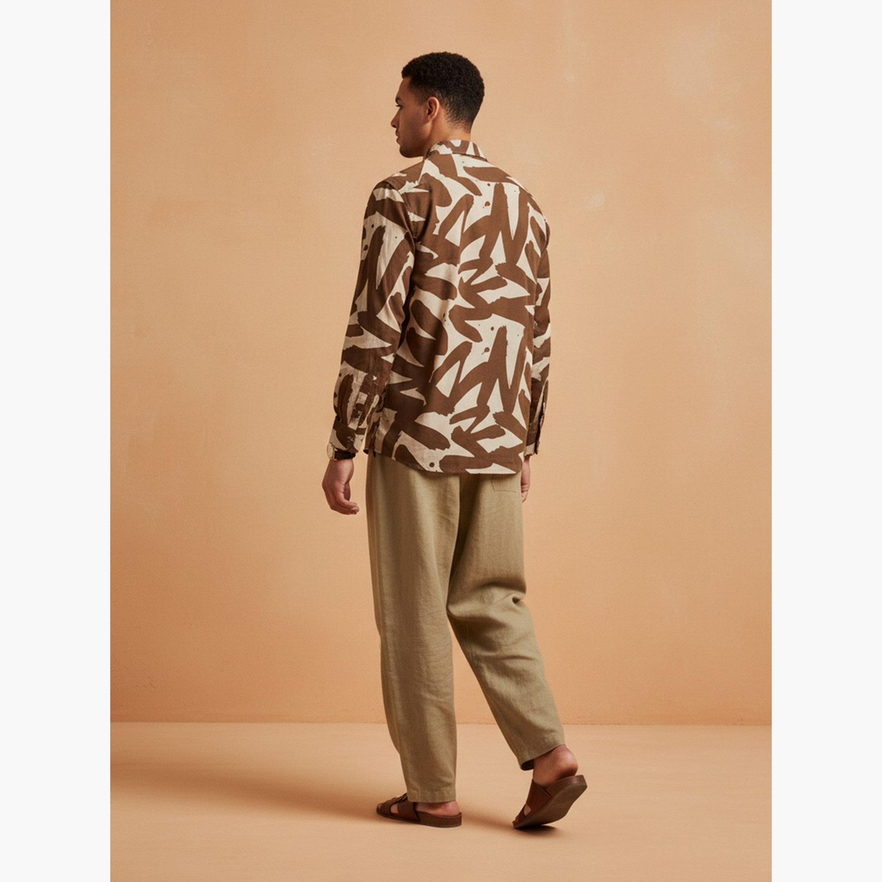 TRULOOM & X Styli Men Printed Regular Fit Cotton Shirt-men-clothing-shirts-image-3
