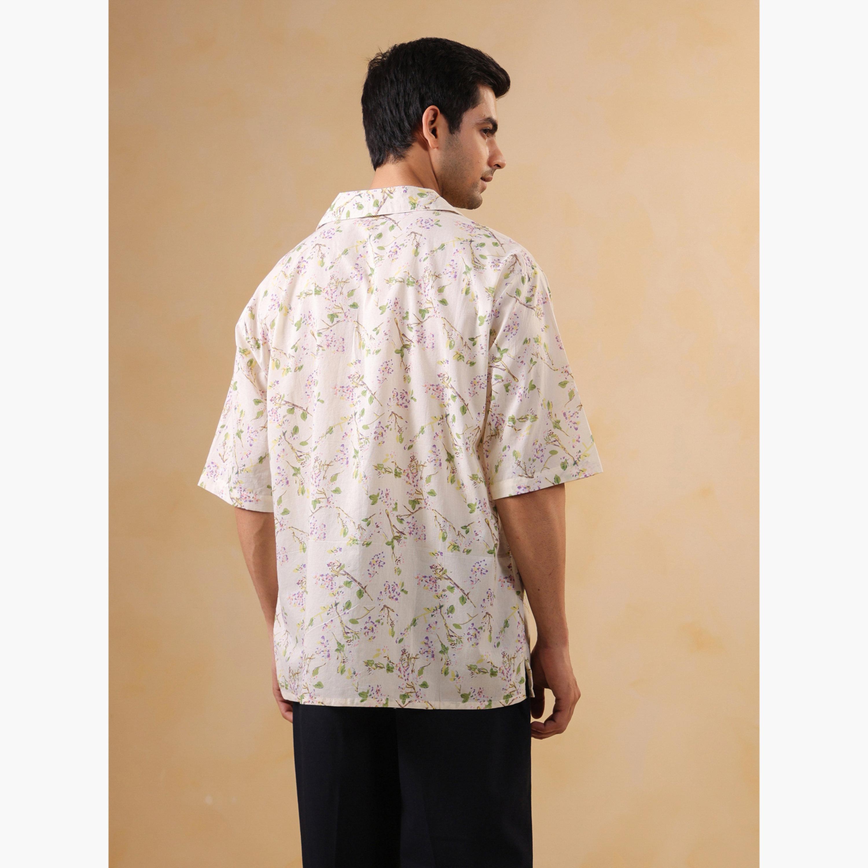 TRULOOM & X Styli Men Printed Oversized Cotton Shirt-men-clothing-shirts-image-3