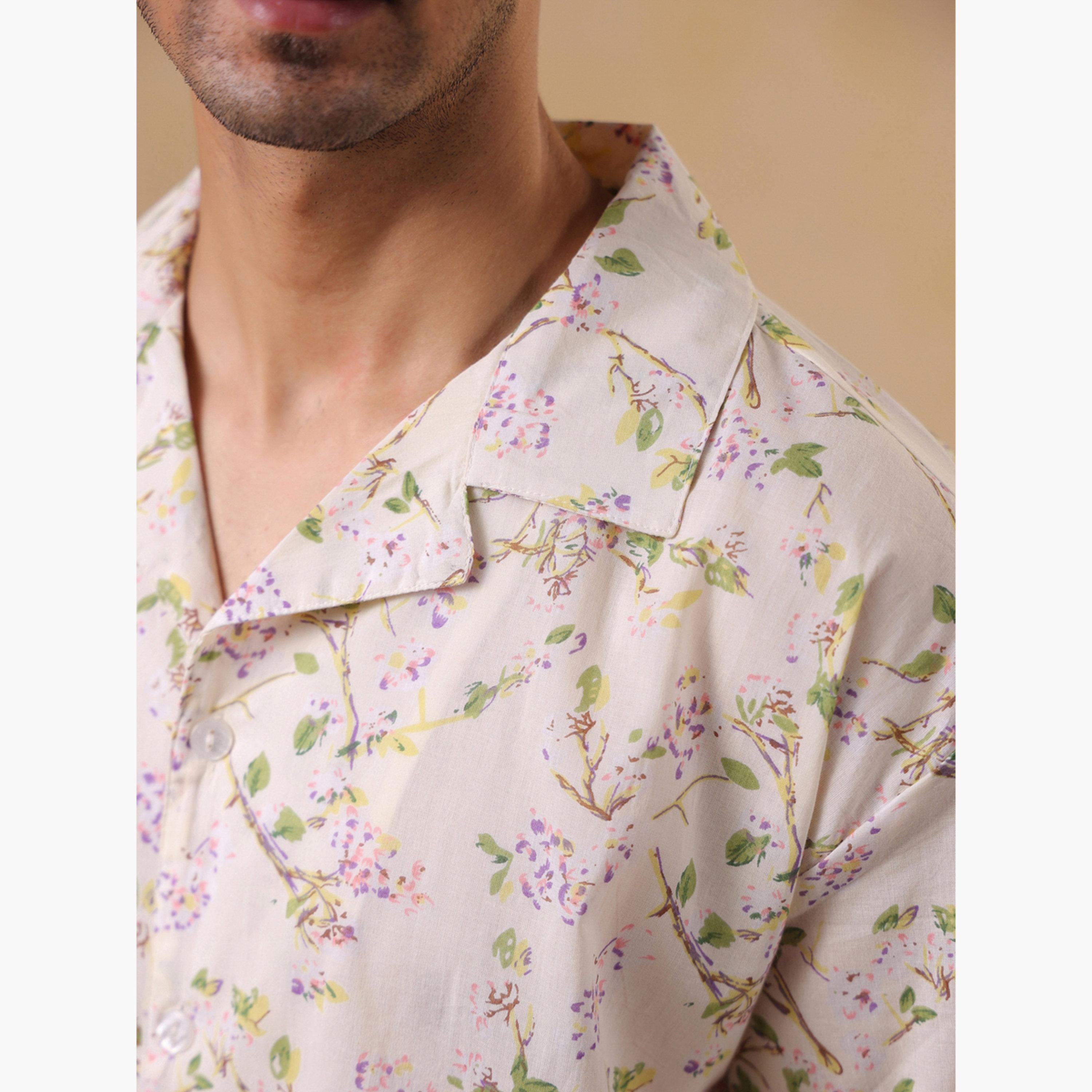 TRULOOM & X Styli Men Printed Oversized Cotton Shirt-men-clothing-shirts-image-5