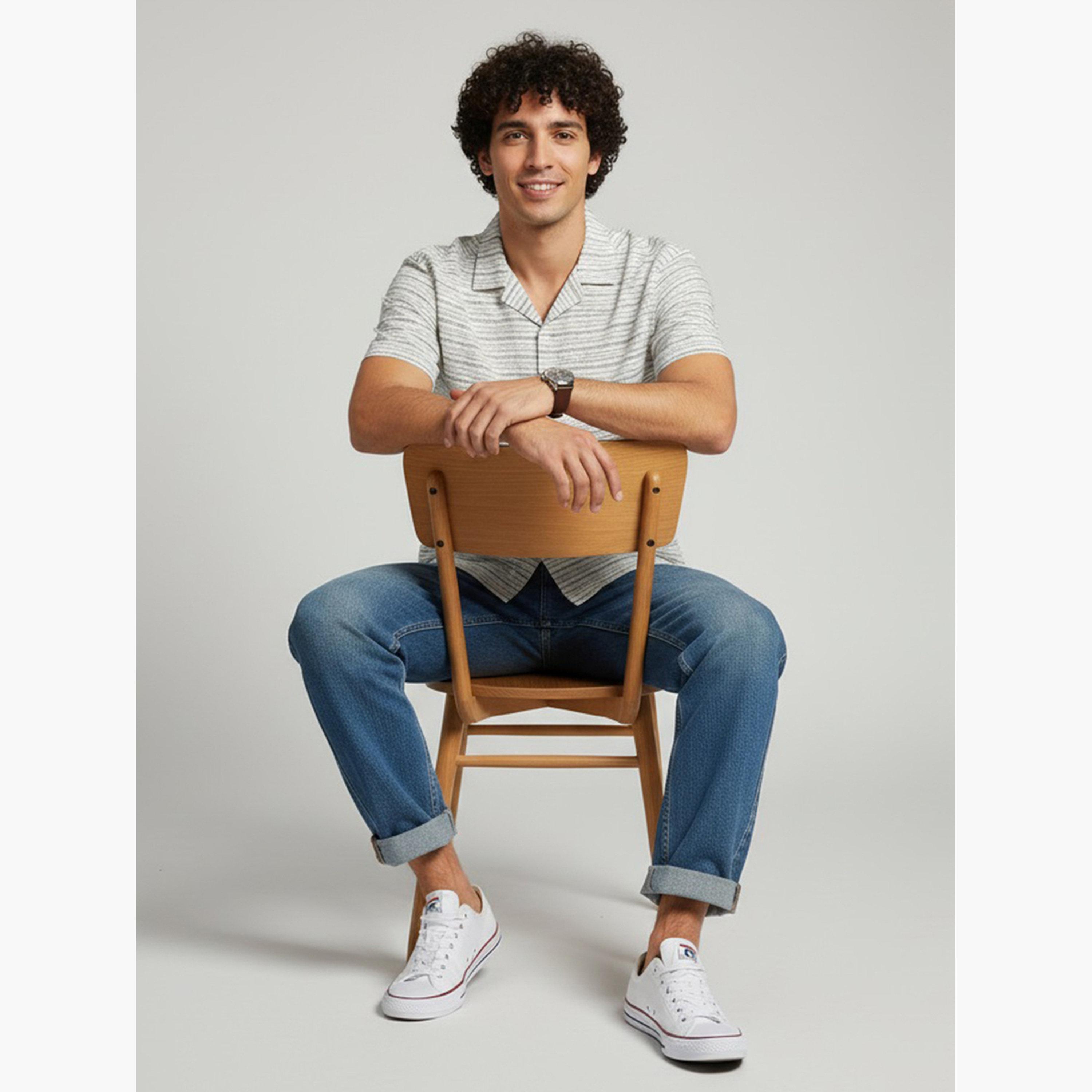 TRULOOM & X Styli Men Striped Relaxed Fit Shirt-men-clothing-shirts-image-5