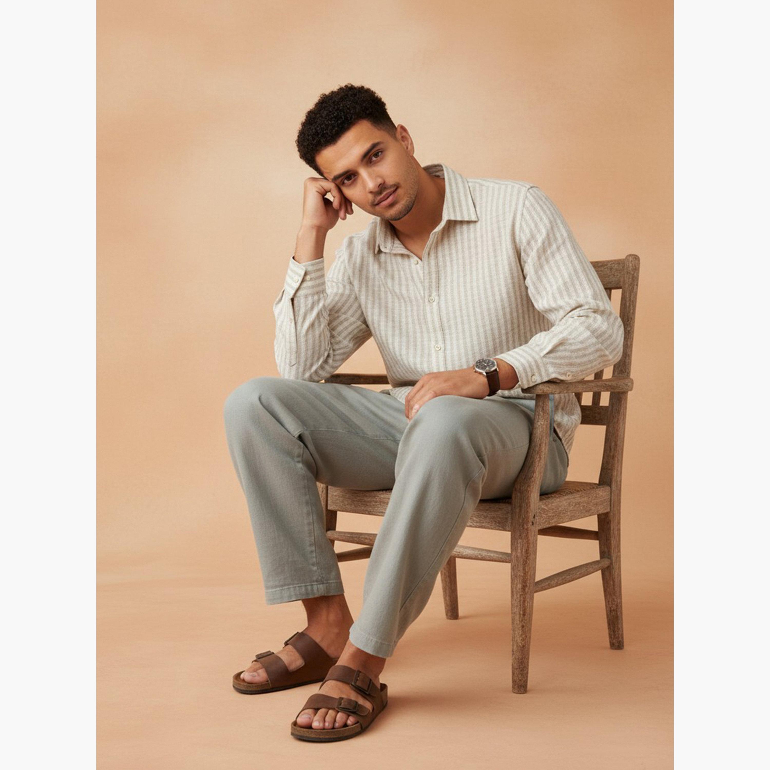 قميص مخطط بقصة عادية للرجال-men-clothing-shirts-image-6