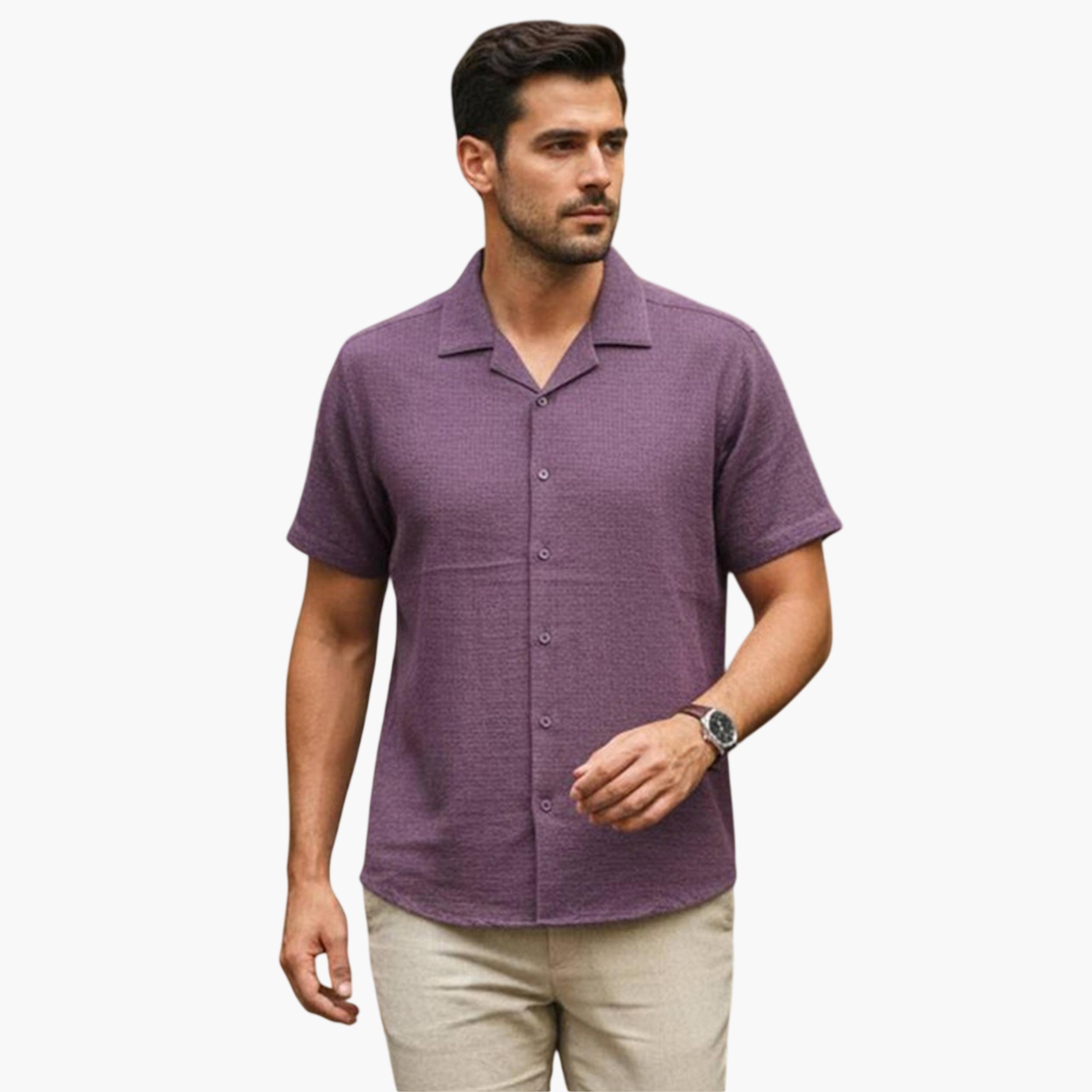 TRULOOM & X Styli Men Regular Fit Cotton Shirt-men-clothing-shirts-image-1