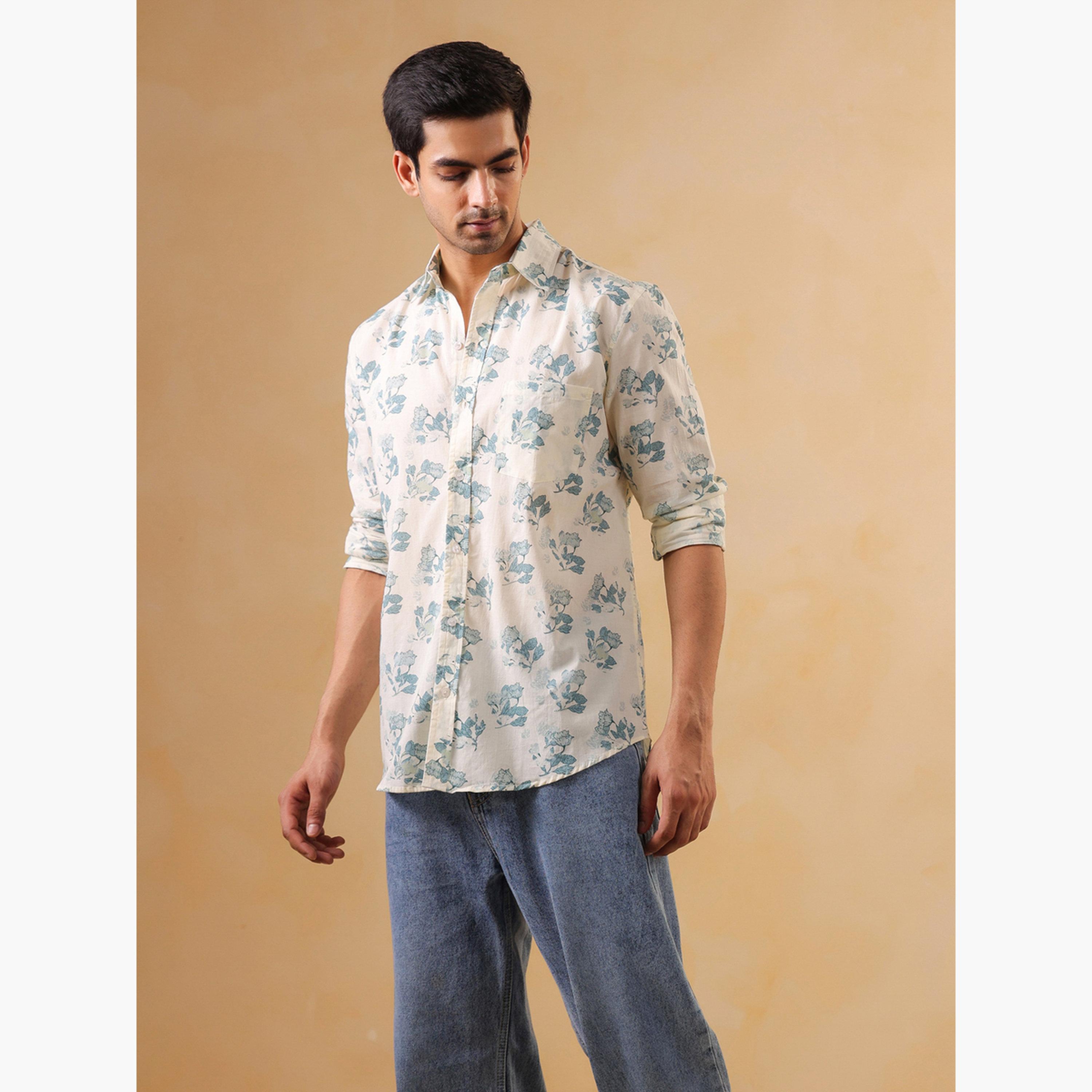 TRULOOM & X Styli Men Regular Fit Cotton Shirt-men-clothing-shirts-image-4
