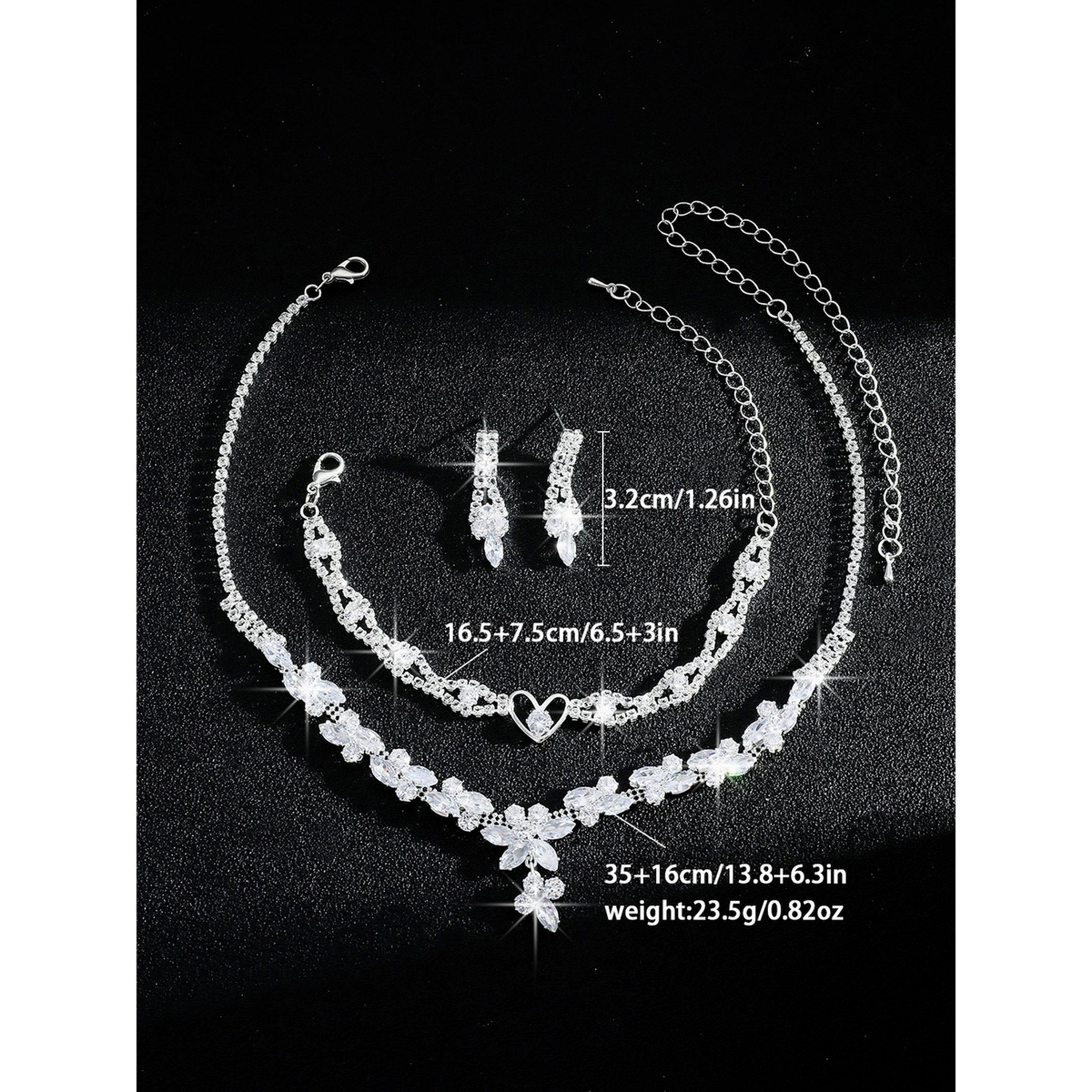 Take Two 3-Piece Embellished Necklace, Bracelet And Earrings Jewelry Set-women-watchesandjewellery-jewellery-jewellerysets-image-3