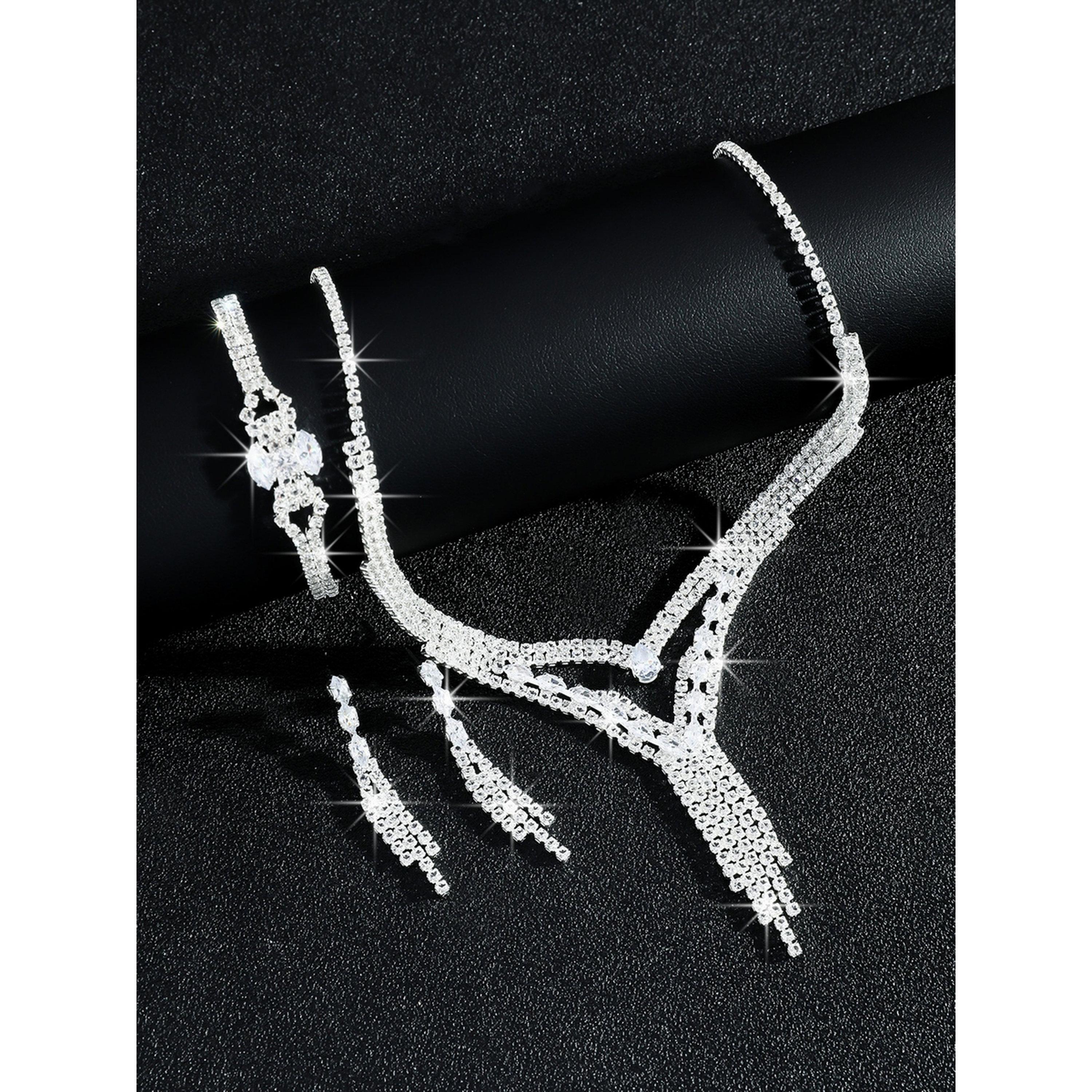 Take Two 3-Piece Embellished Necklace, Bracelet And Earrings Jewelry Set-women-watchesandjewellery-jewellery-jewellerysets-image-3
