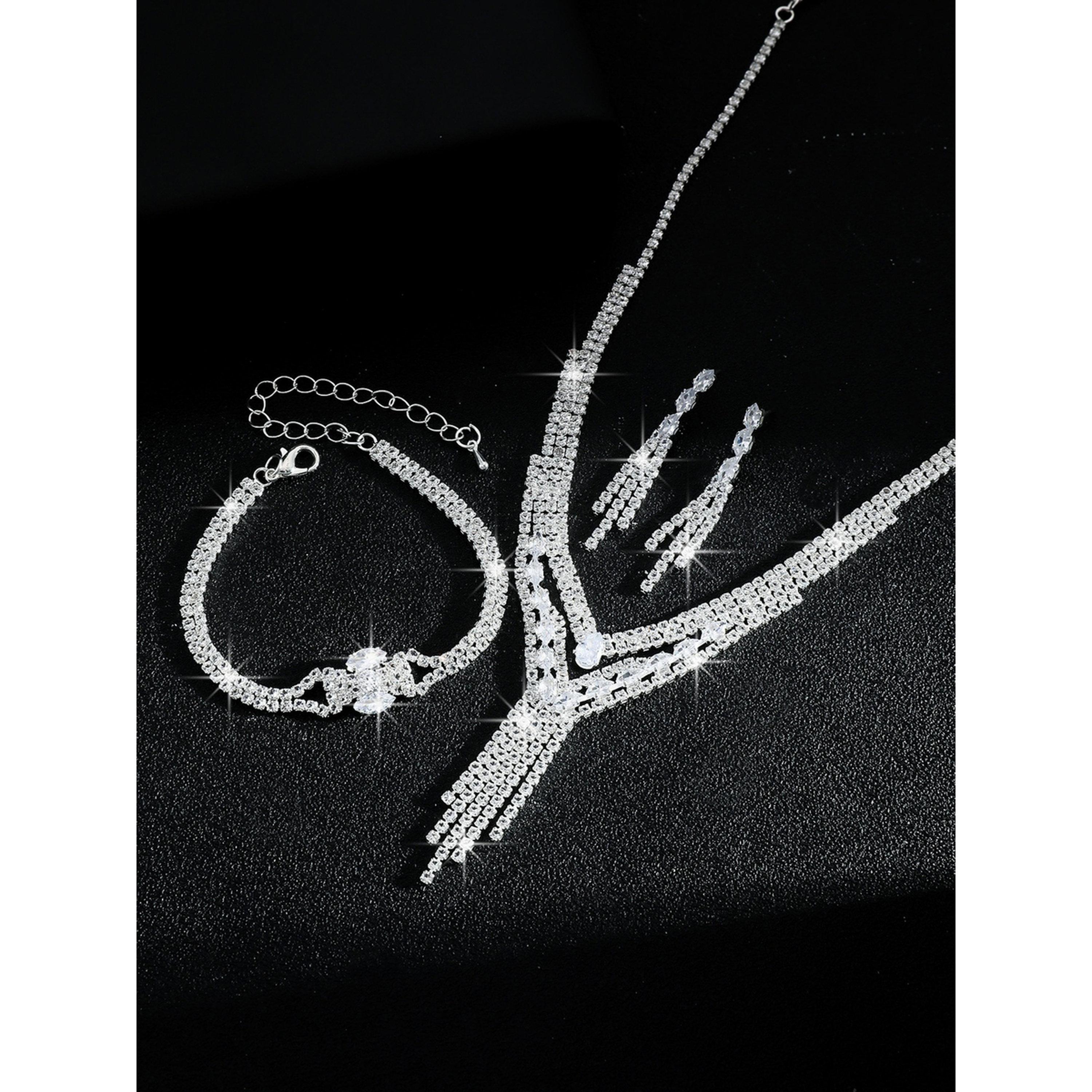 Take Two 3-Piece Embellished Necklace, Bracelet And Earrings Jewelry Set-women-watchesandjewellery-jewellery-jewellerysets-image-5