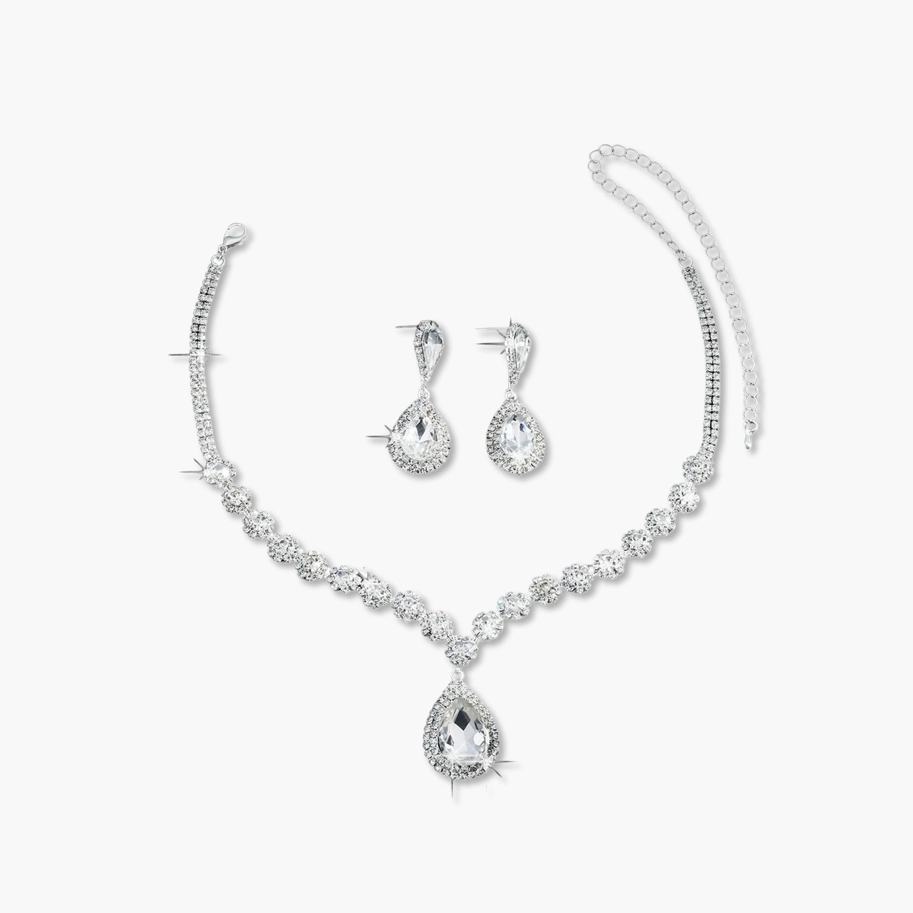 Take Two 2-Piece Embellished Necklace And Earrings Jewelry Set-women-watchesandjewellery-jewellery-jewellerysets-image-1