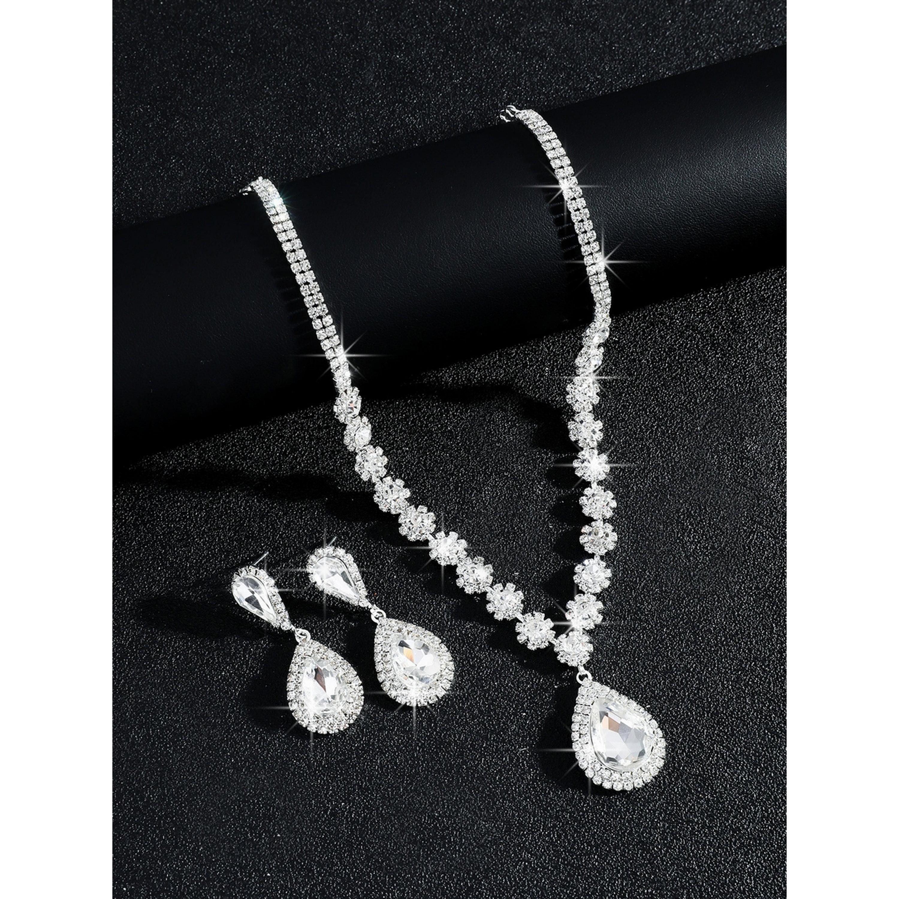 Take Two 2-Piece Embellished Necklace And Earrings Jewelry Set-women-watchesandjewellery-jewellery-jewellerysets-image-3
