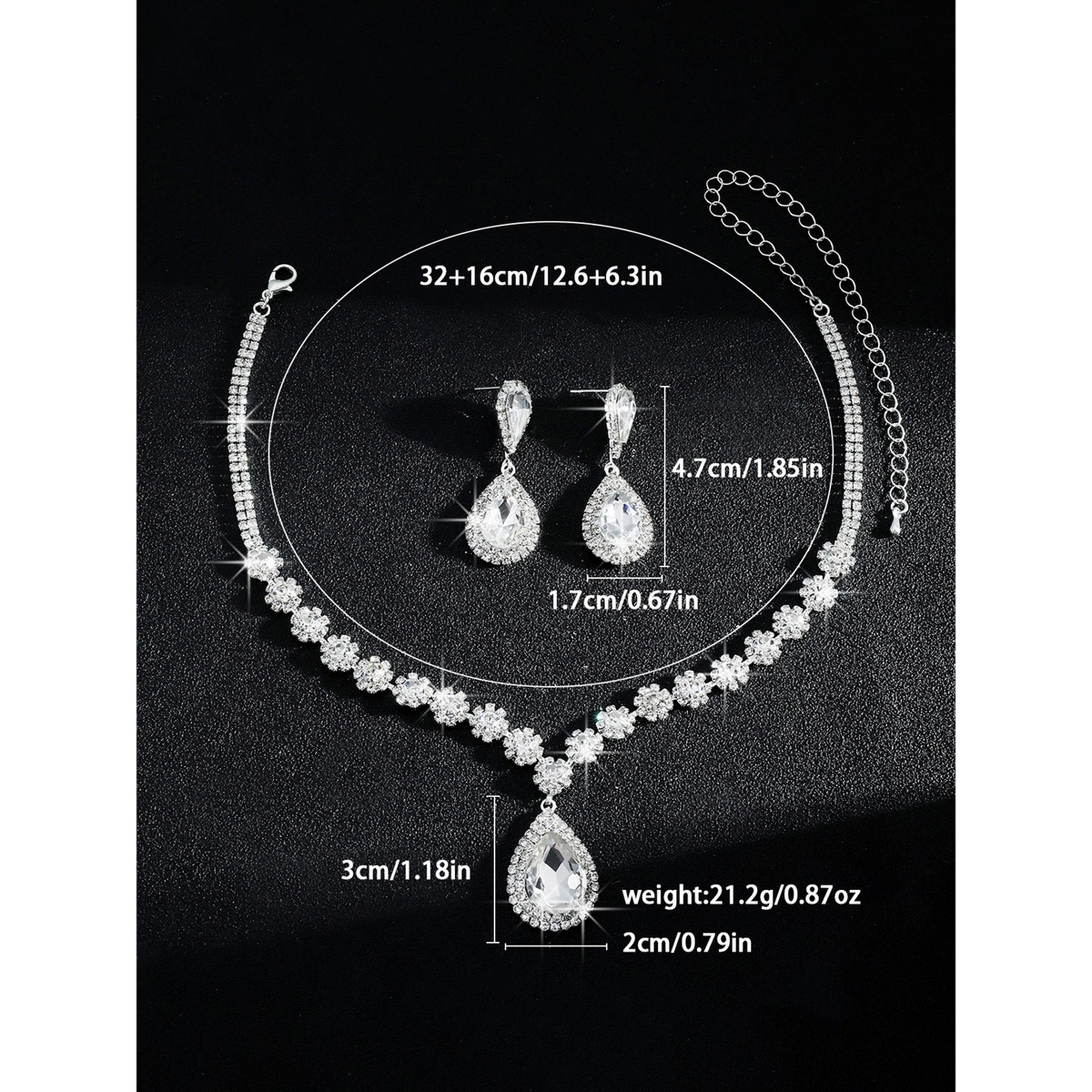 Take Two 2-Piece Embellished Necklace And Earrings Jewelry Set-women-watchesandjewellery-jewellery-jewellerysets-image-4