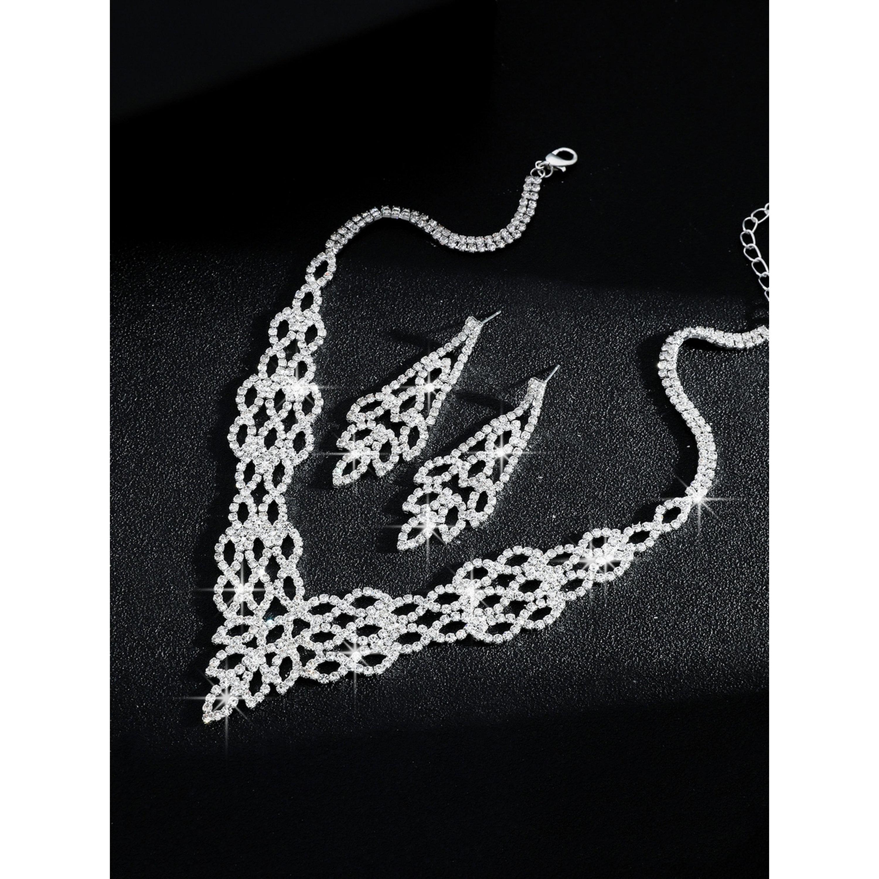 Take Two 2-Piece Embellished Necklace And Earrings Jewelry Set-women-watchesandjewellery-jewellery-jewellerysets-image-6