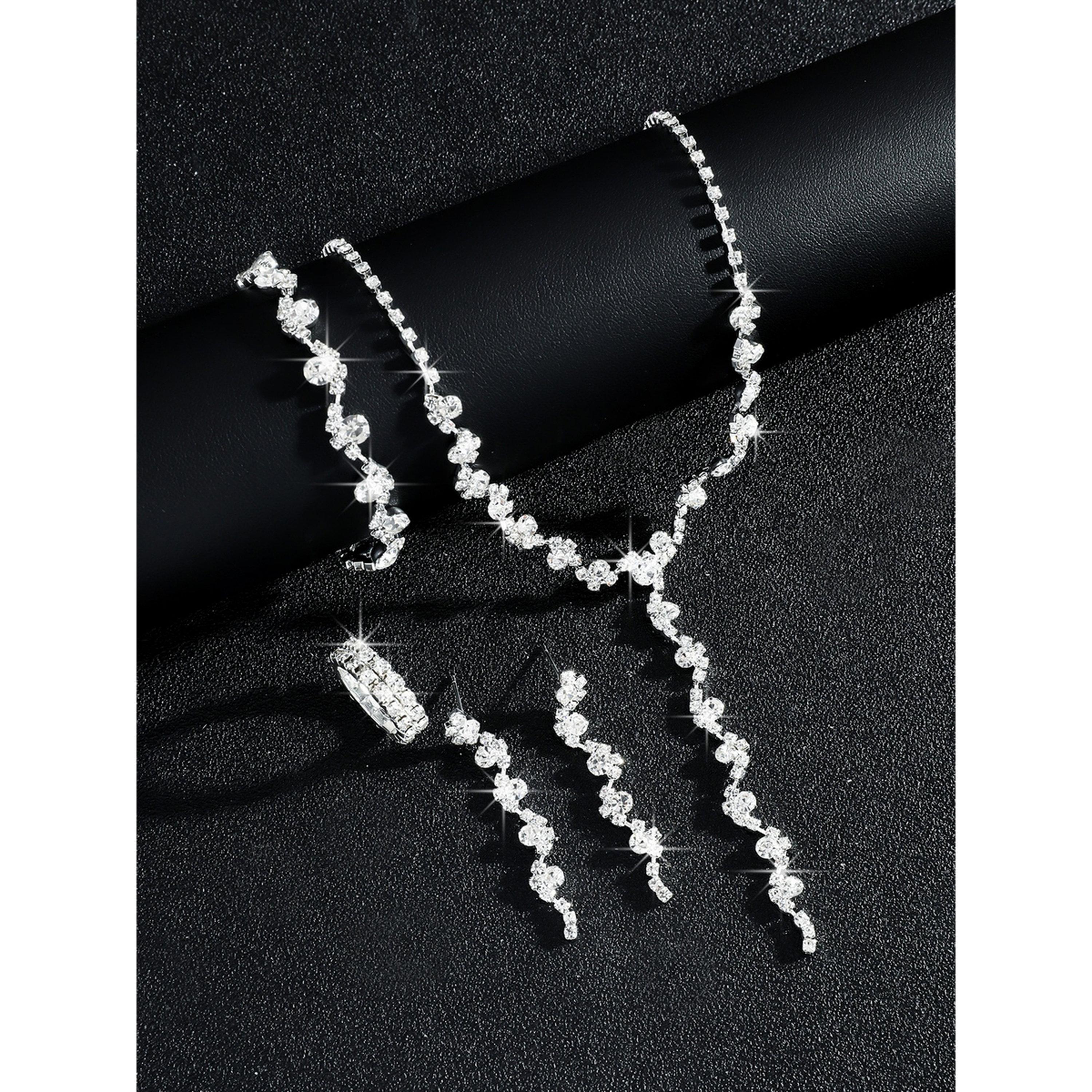 Take Two 4-Piece Embellished Necklace, Bracelet, Ring And Earrings Jewelry Set-women-watchesandjewellery-jewellery-jewellerysets-image-6