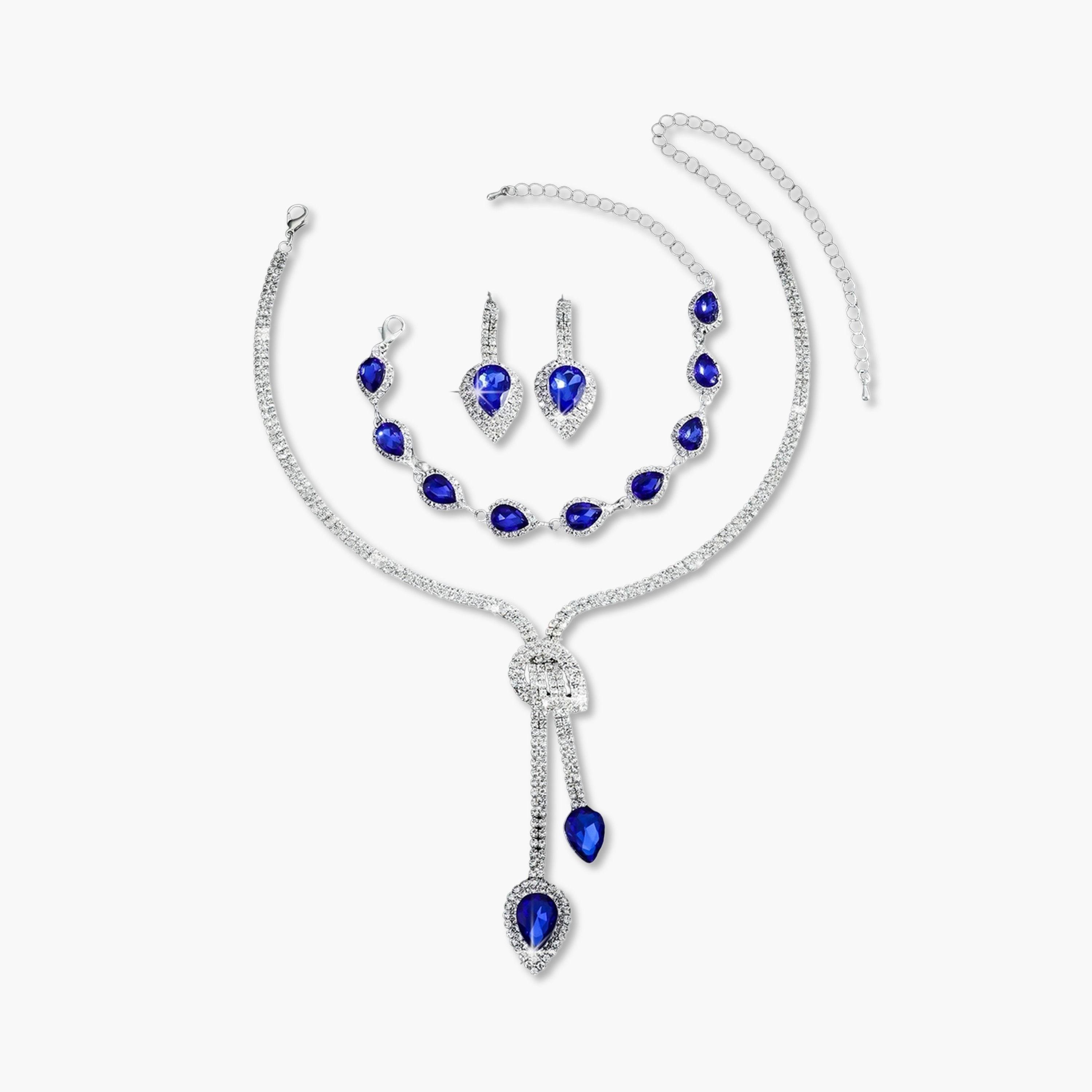 Take Two 3-Piece Embellished Necklace, Bracelet And Earrings Jewelry Set-women-watchesandjewellery-jewellery-jewellerysets-image-1