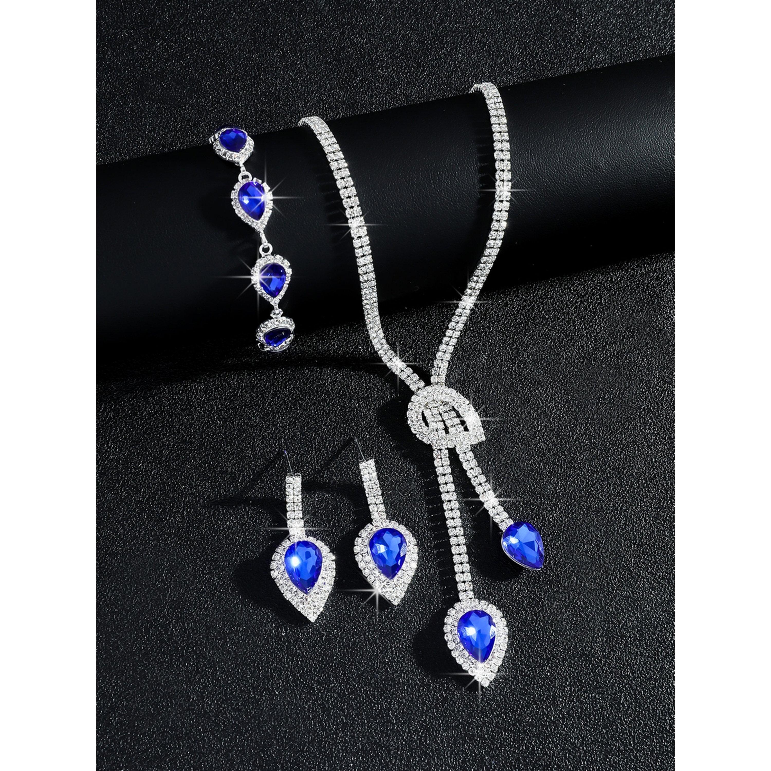 Take Two 3-Piece Embellished Necklace, Bracelet And Earrings Jewelry Set-women-watchesandjewellery-jewellery-jewellerysets-image-3