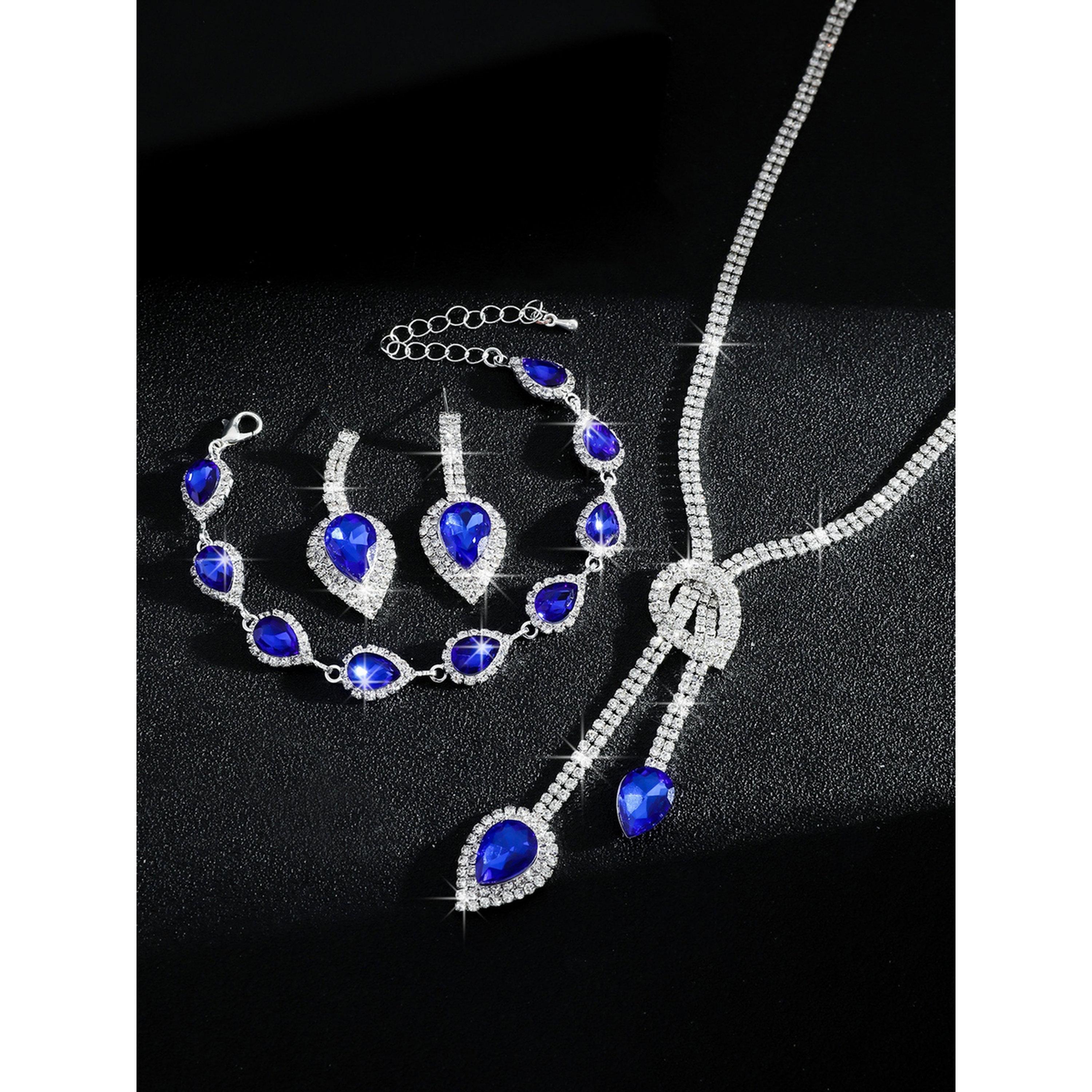 Take Two 3-Piece Embellished Necklace, Bracelet And Earrings Jewelry Set-women-watchesandjewellery-jewellery-jewellerysets-image-5