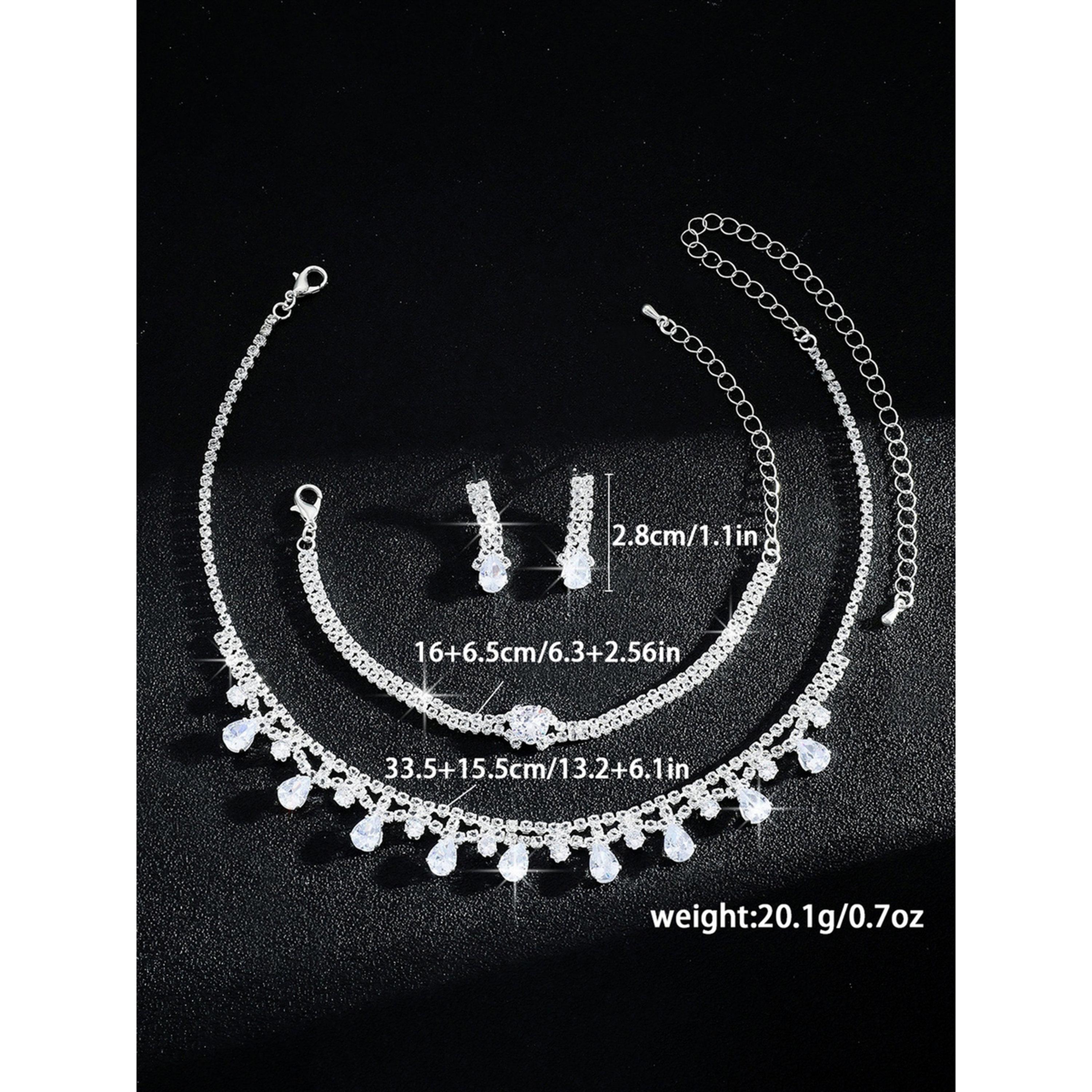 Take Two 3-Piece Embellished Necklace, Bracelet And Earrings Jewelry Set-women-watchesandjewellery-jewellery-jewellerysets-image-4
