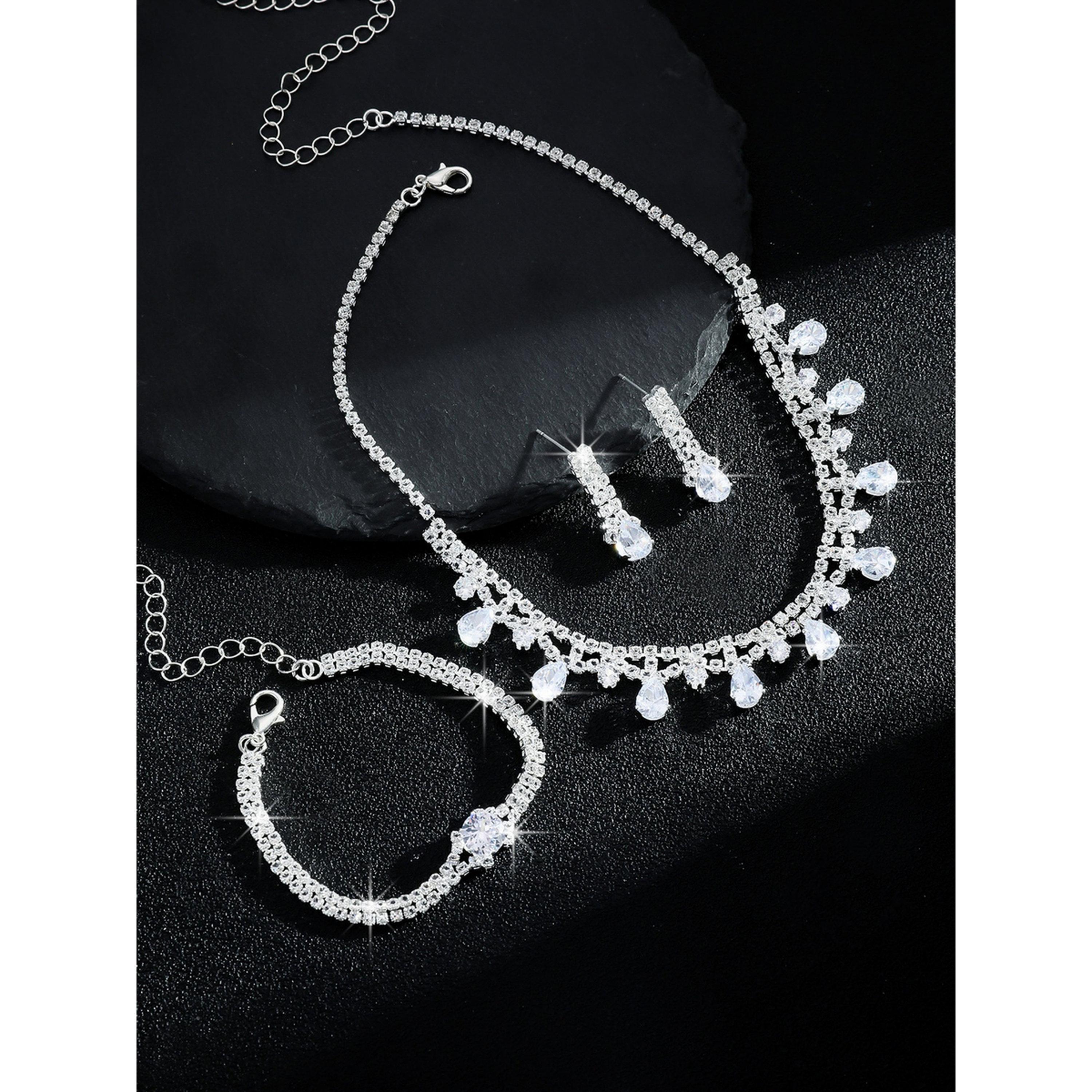 Take Two 3-Piece Embellished Necklace, Bracelet And Earrings Jewelry Set-women-watchesandjewellery-jewellery-jewellerysets-image-5