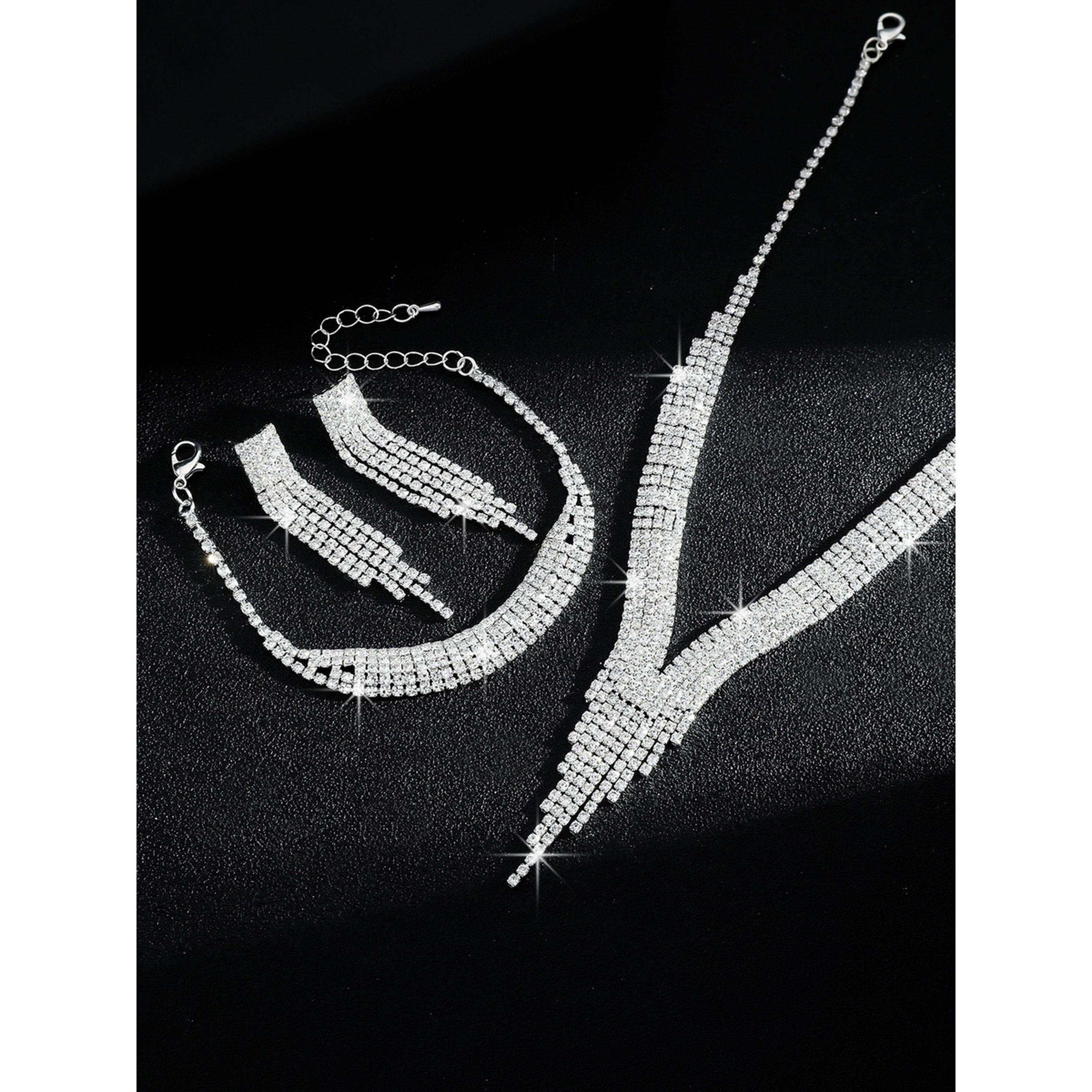 Take Two 3-Piece Embellished Necklace, Bracelet And Earrings Jewelry Set-women-watchesandjewellery-jewellery-jewellerysets-image-3